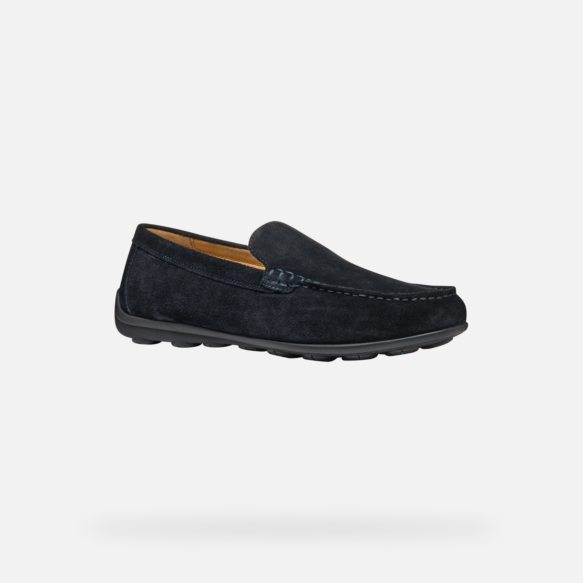 Dark blue men's moccasins Geox Spherica EC16 - Men's
