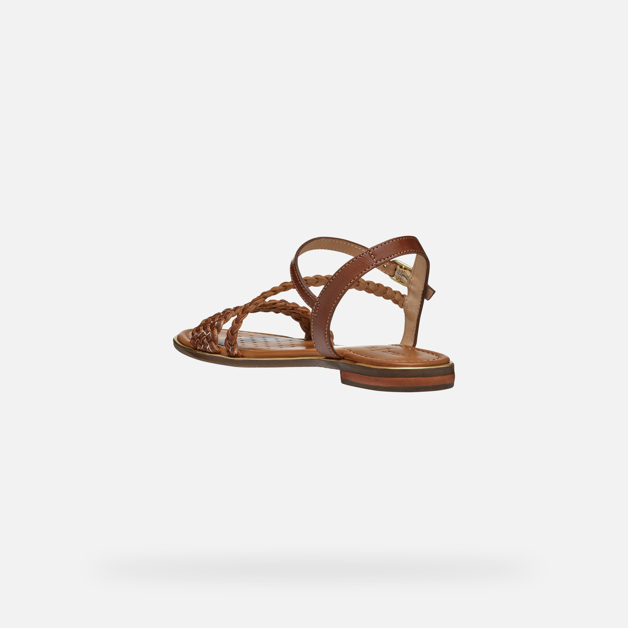 Light brown women&#039;s sandals Geox Sozy Plus - Women&#039;s