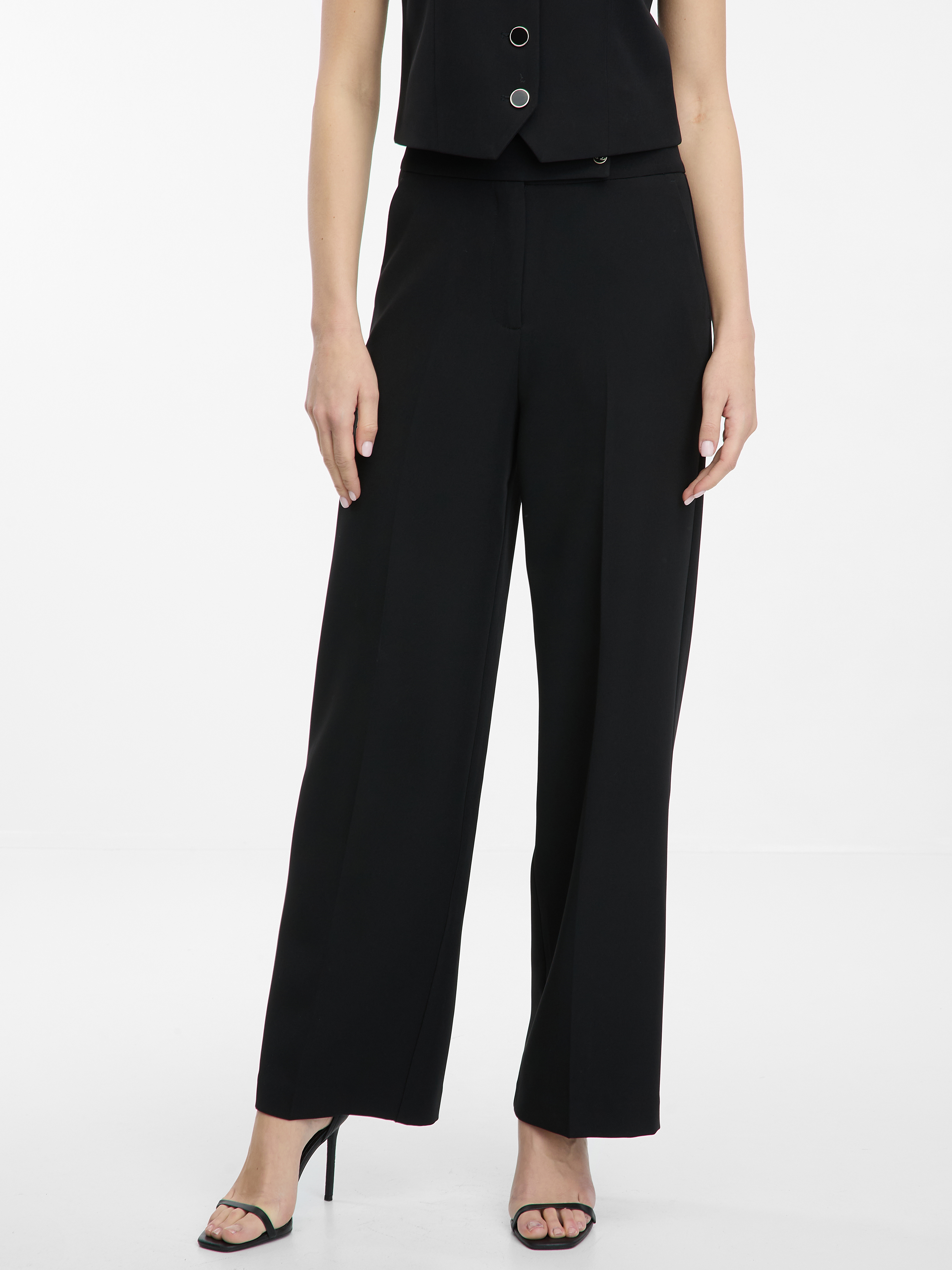 Black women's wide trousers ORSAY - Women's