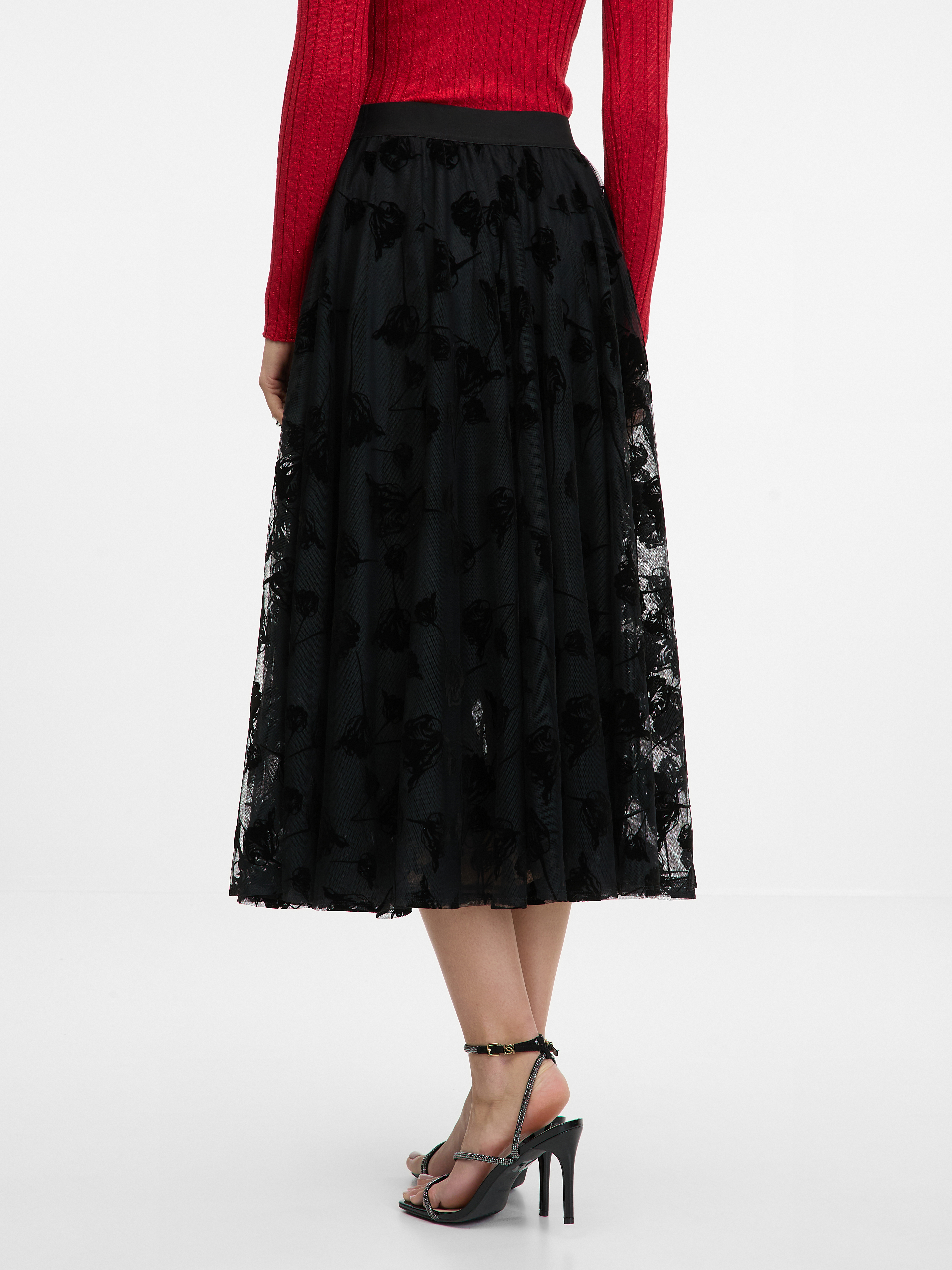 Black women&#039;s midi skirt ORSAY - Women&#039;s