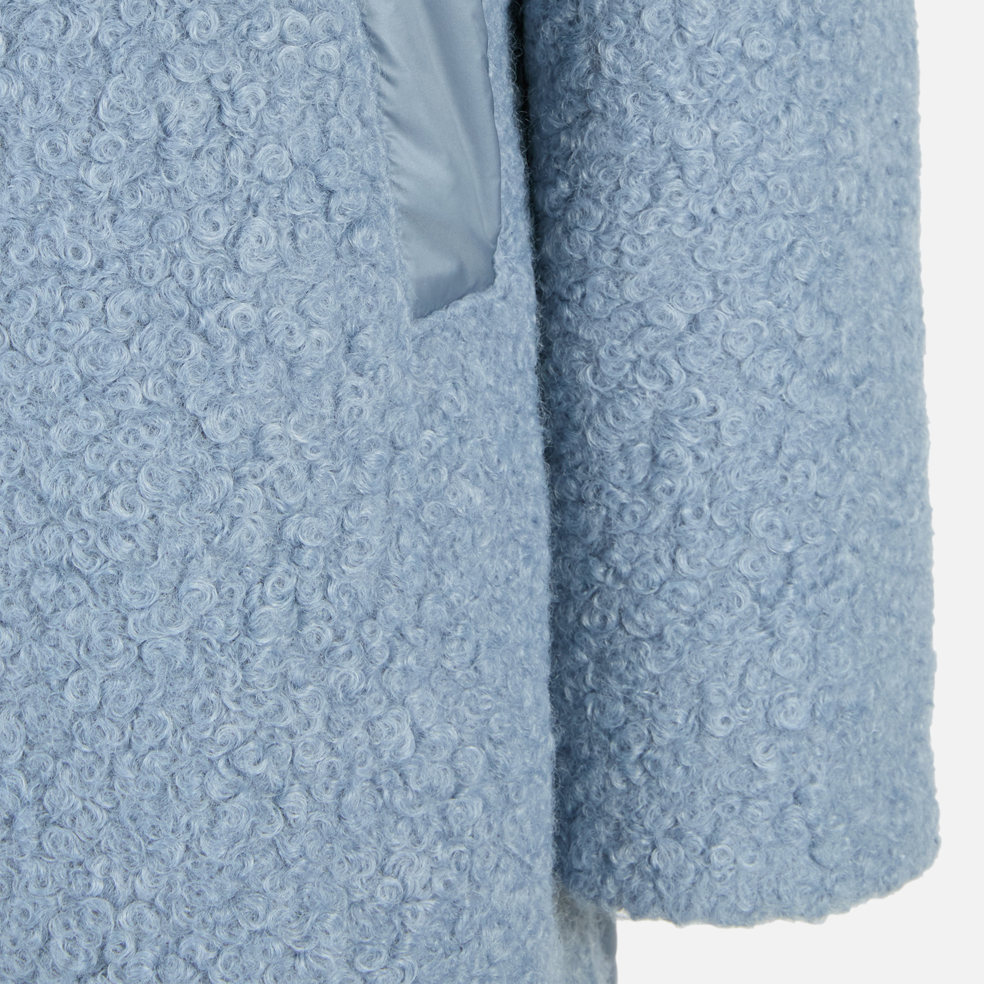 Palton albastru deschis pentru femei Geox Calithe