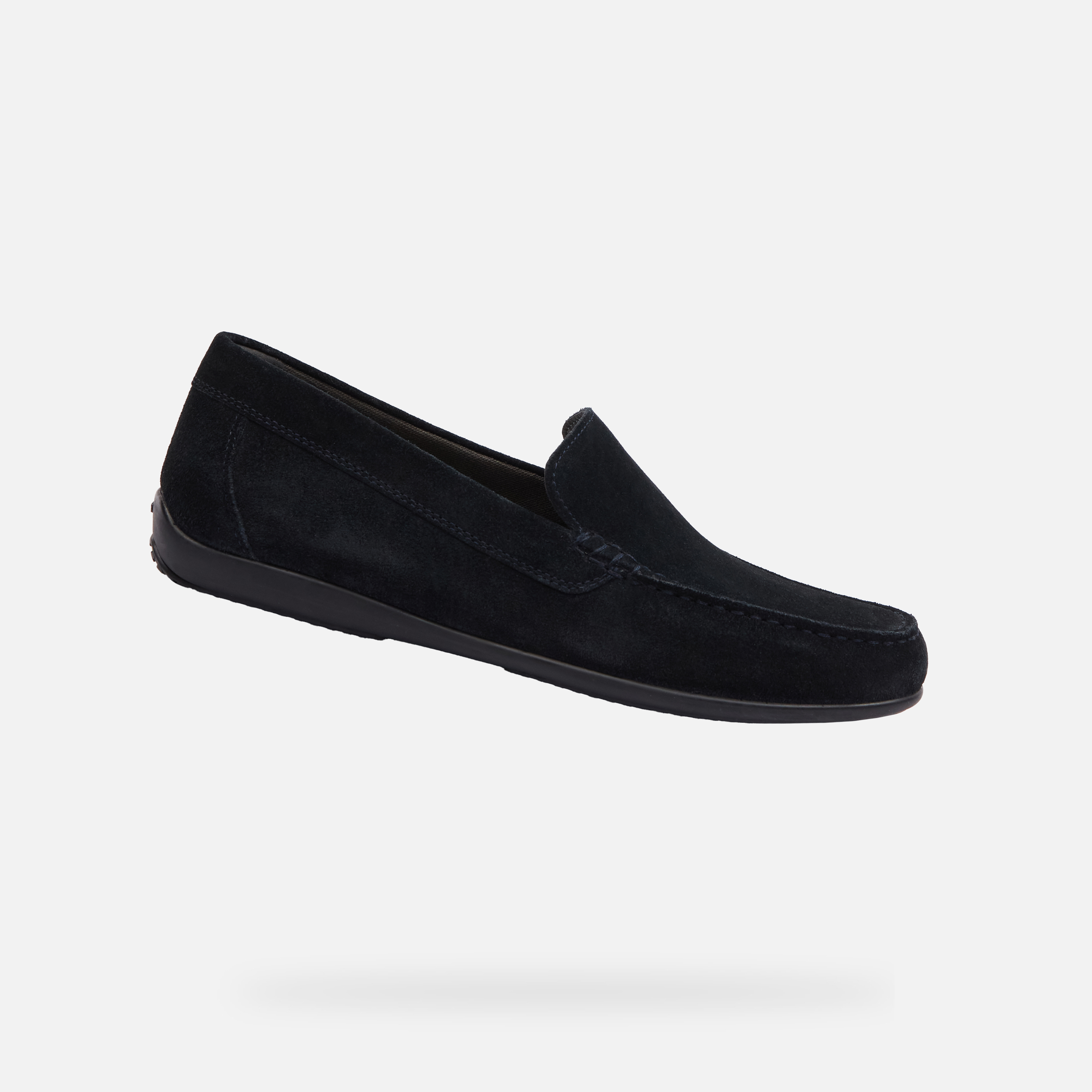 Dark blue men&#039;s loafers Geox Ascanio - Men&#039;s