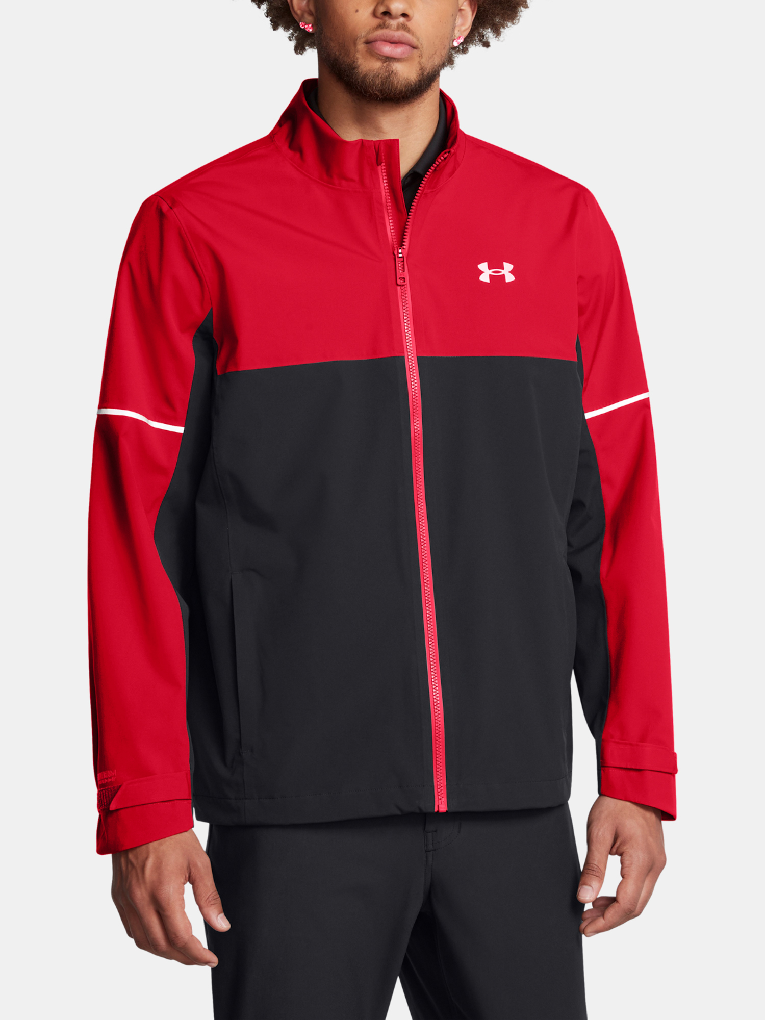 Men&#039;s jacket Under Armour DRIVE RAIN JACKET-RED - Men&#039;s