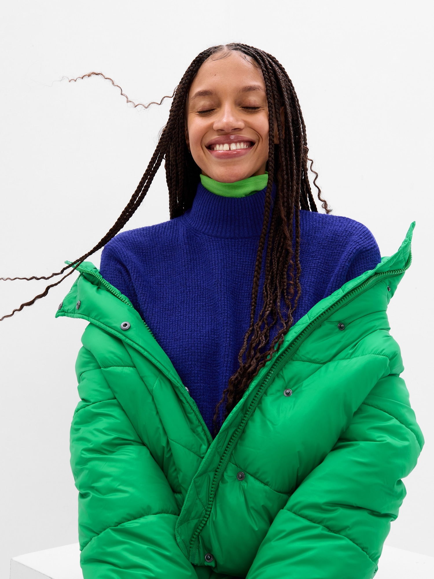 GAP Winter quilted cropp jacket - Women