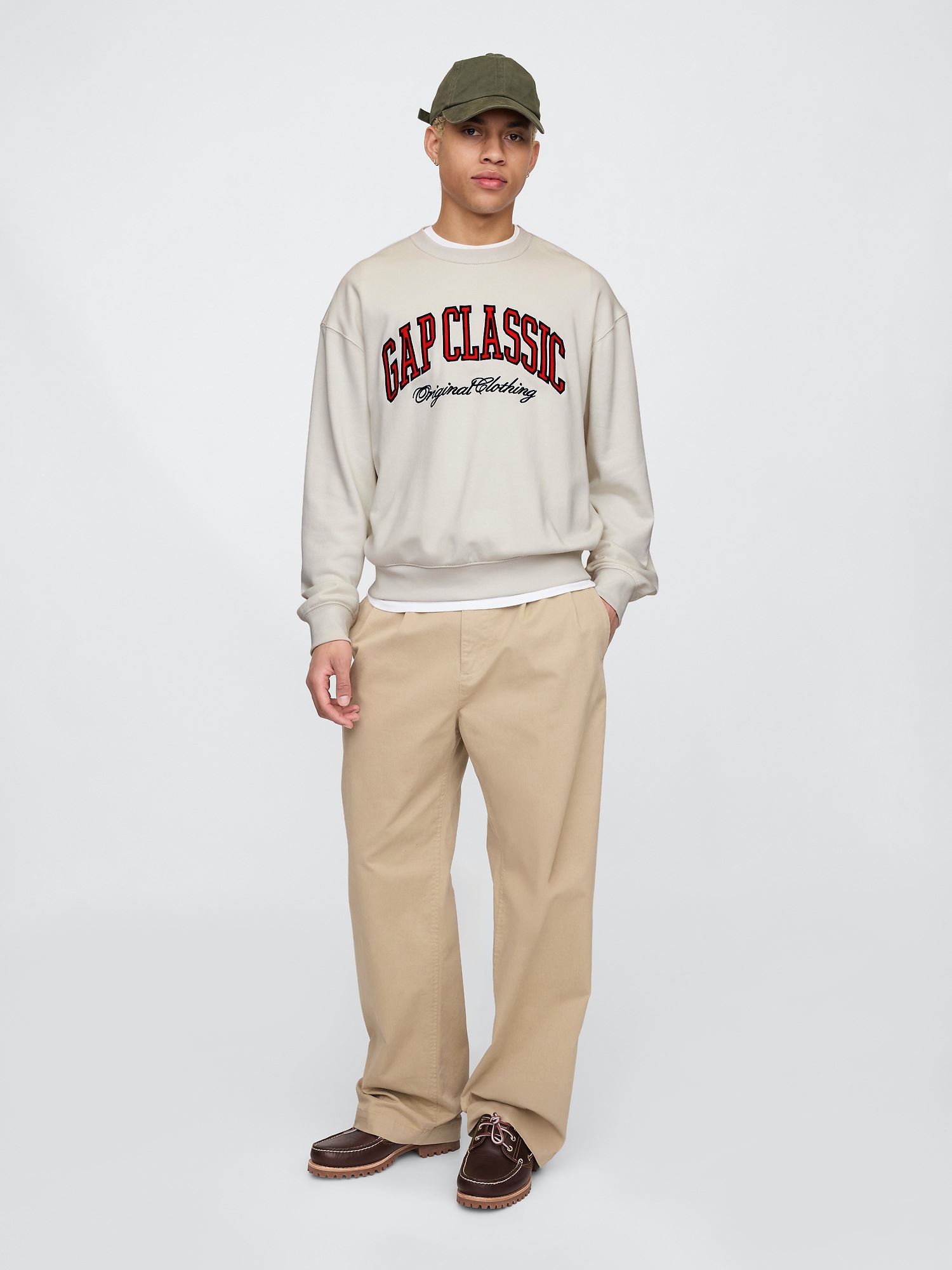 GAP Oversize sweatshirt with logo - Men&#039;s