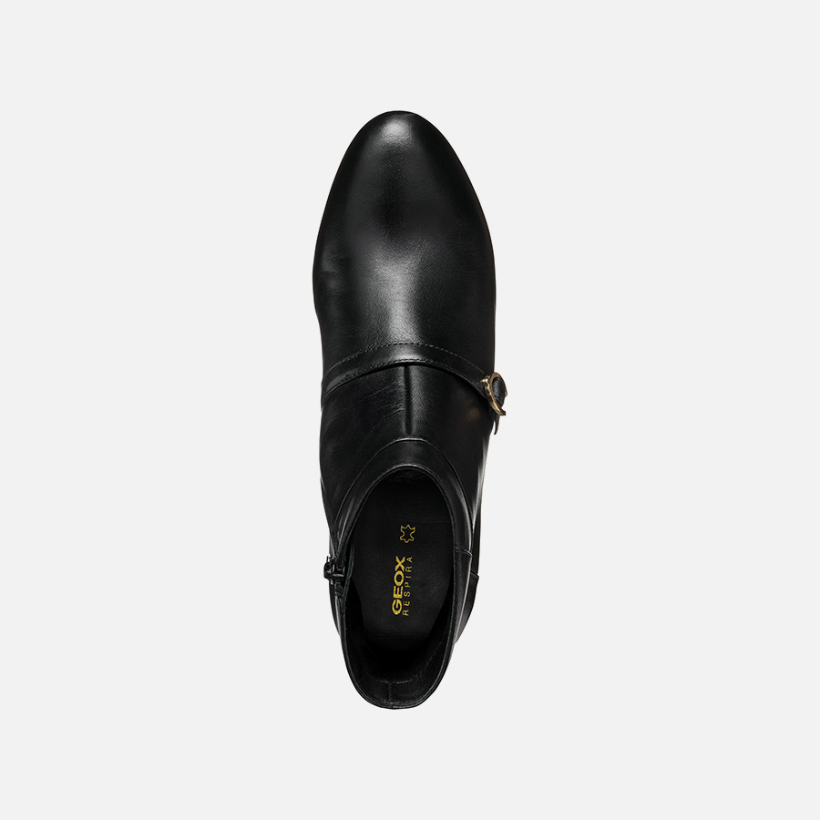 Black women's ankle boots Geox Pheby 50 - Women's