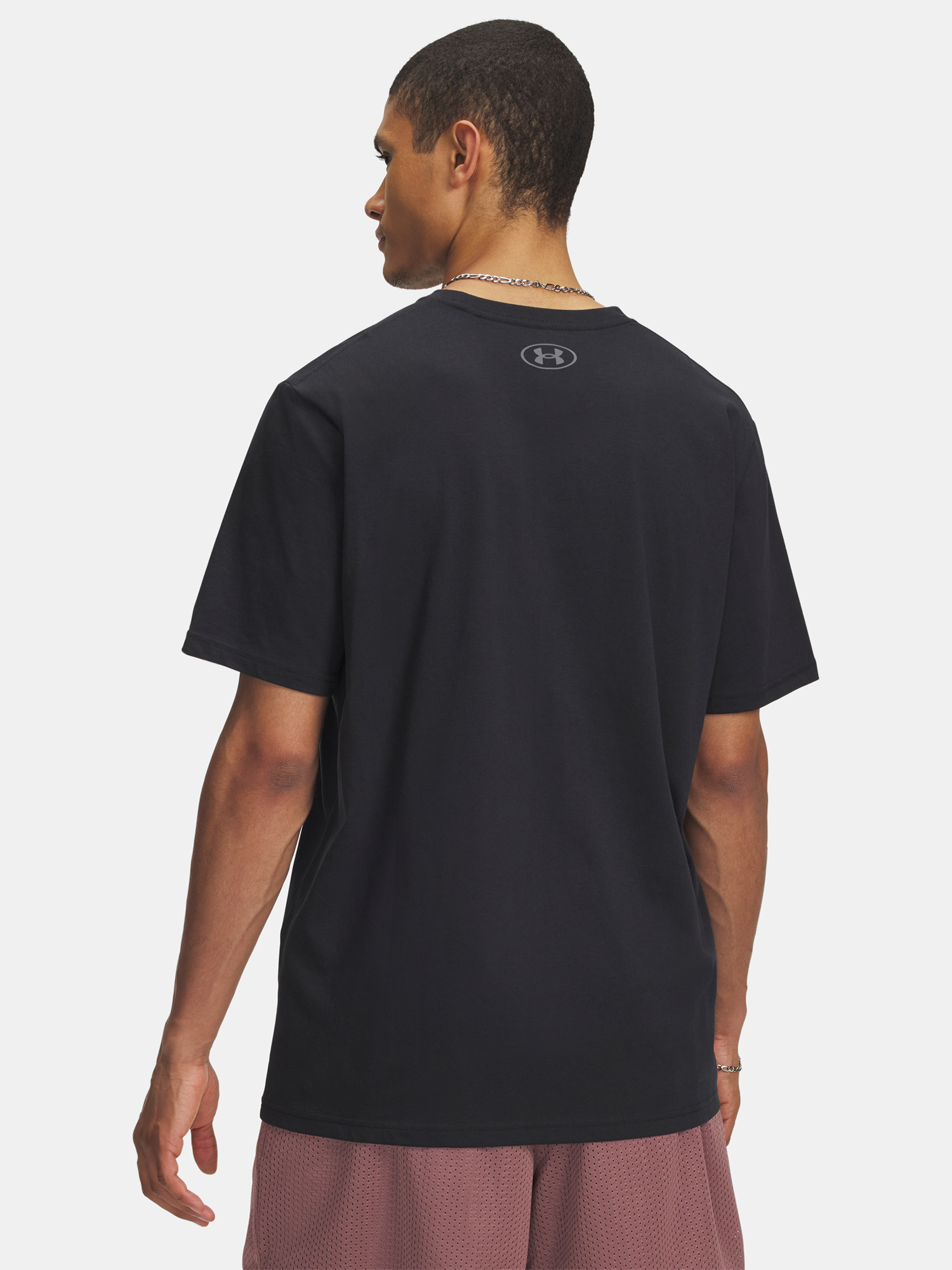 Men's T-shirt Under Armour UA TRIPLE STACK LC LOGO SS-BLK - Men's