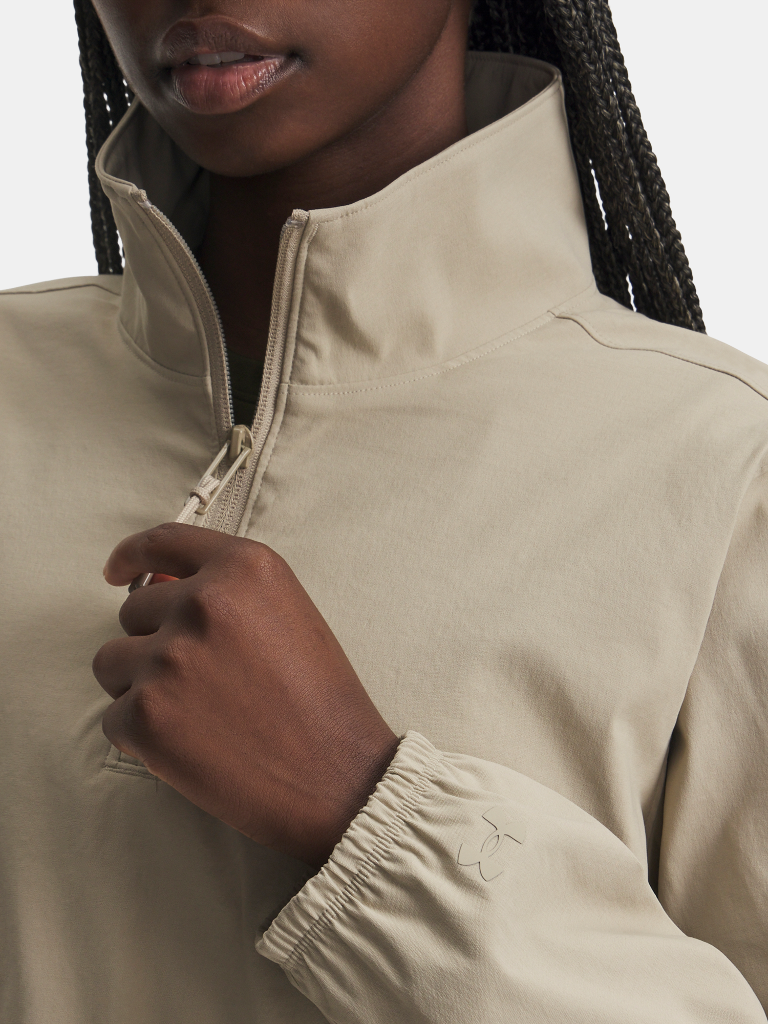 Under Armour UA Unstoppable Wvn Pullover-BRN Women's Jacket - Women's