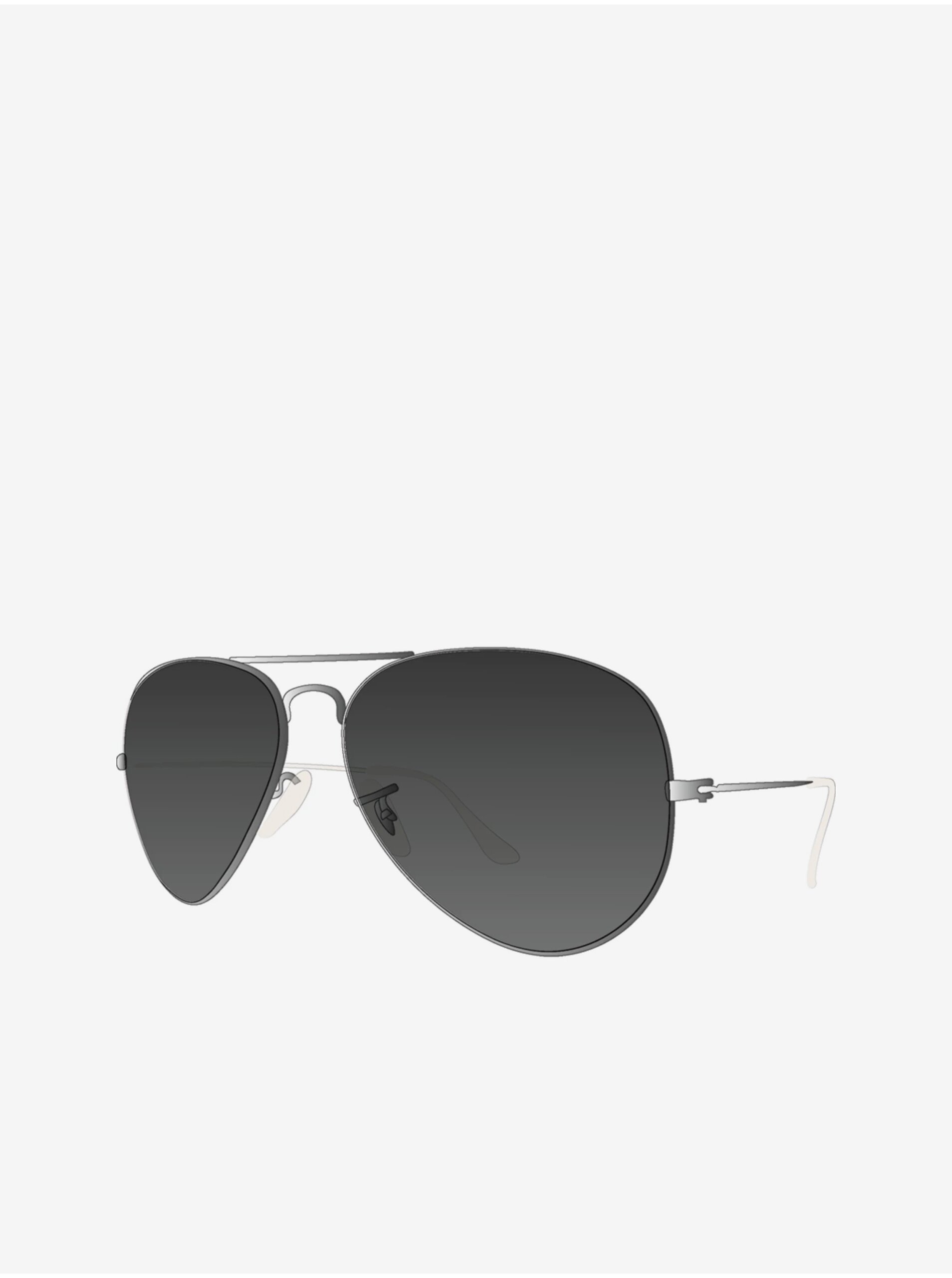 Men's Framed Sunglasses in Silver VANS - Men