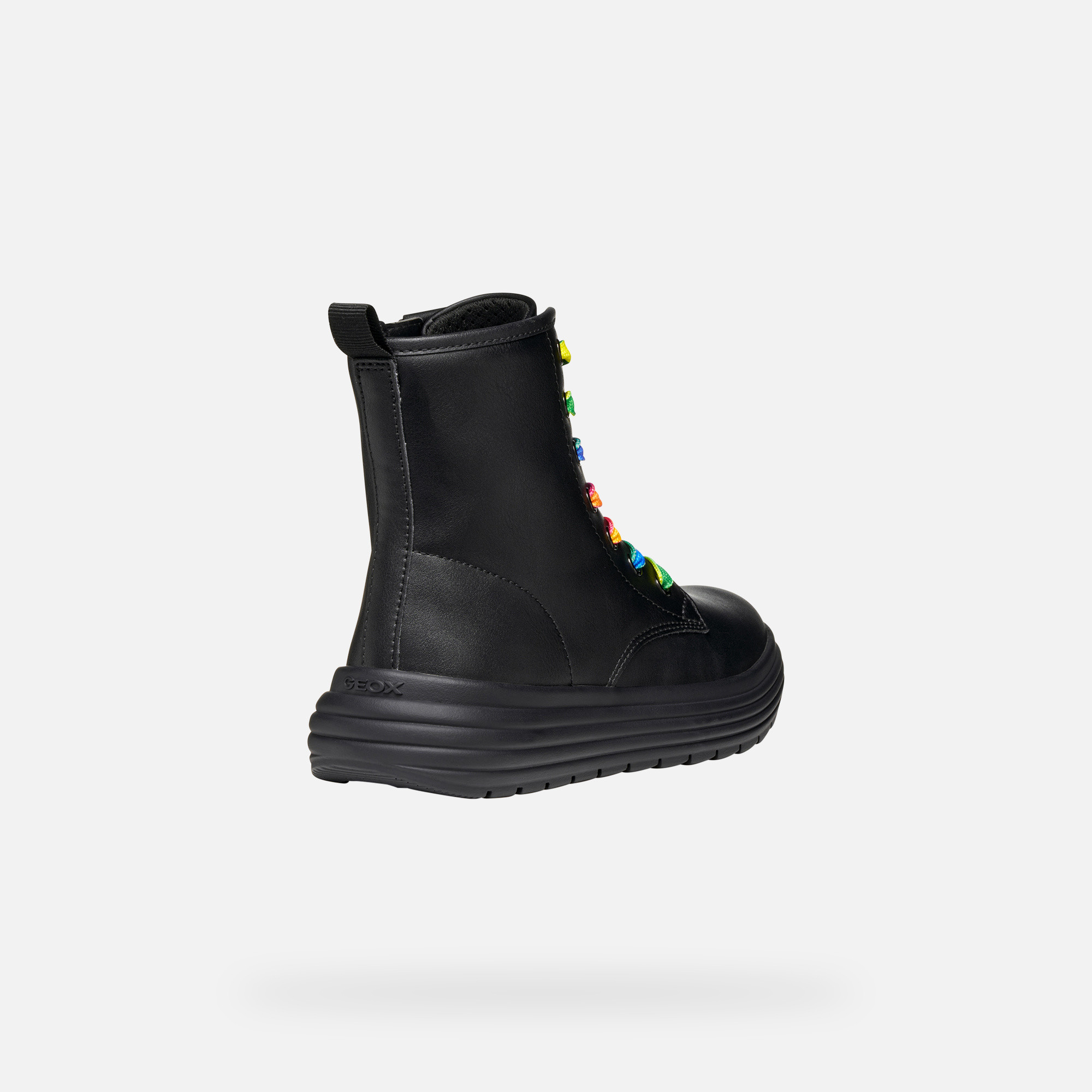 Black Girls Ankle Boots Geox Phaolae - Girls