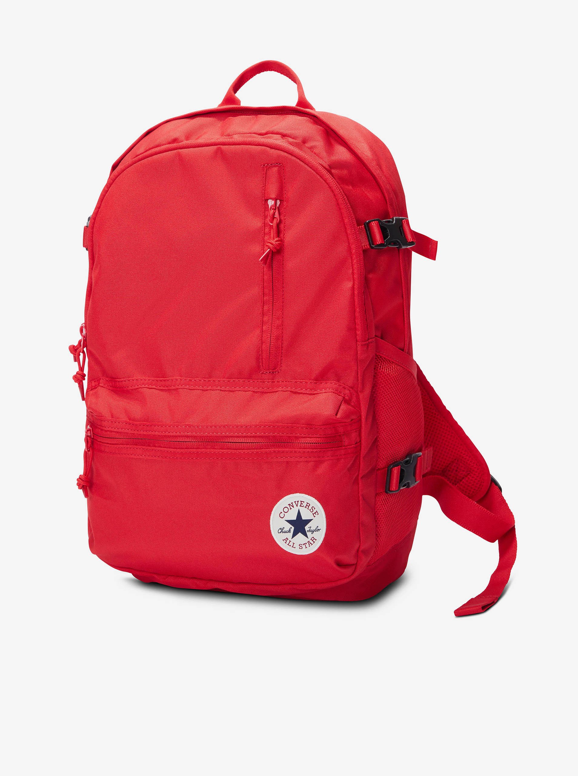 Red Unisex Backpack Converse Straight Edge Backpack - Unisex