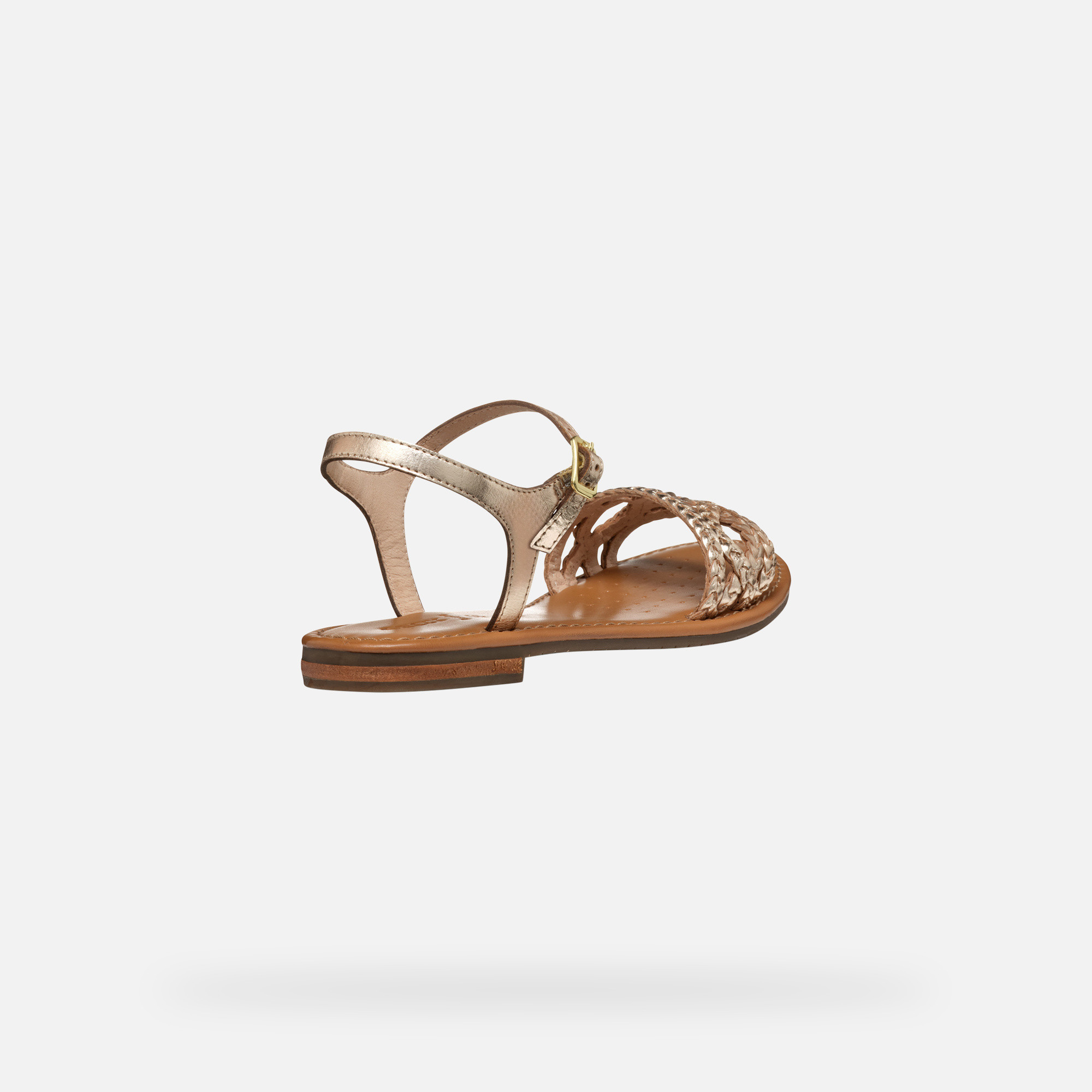 Gold women's sandals Geox Sozy S - Women's