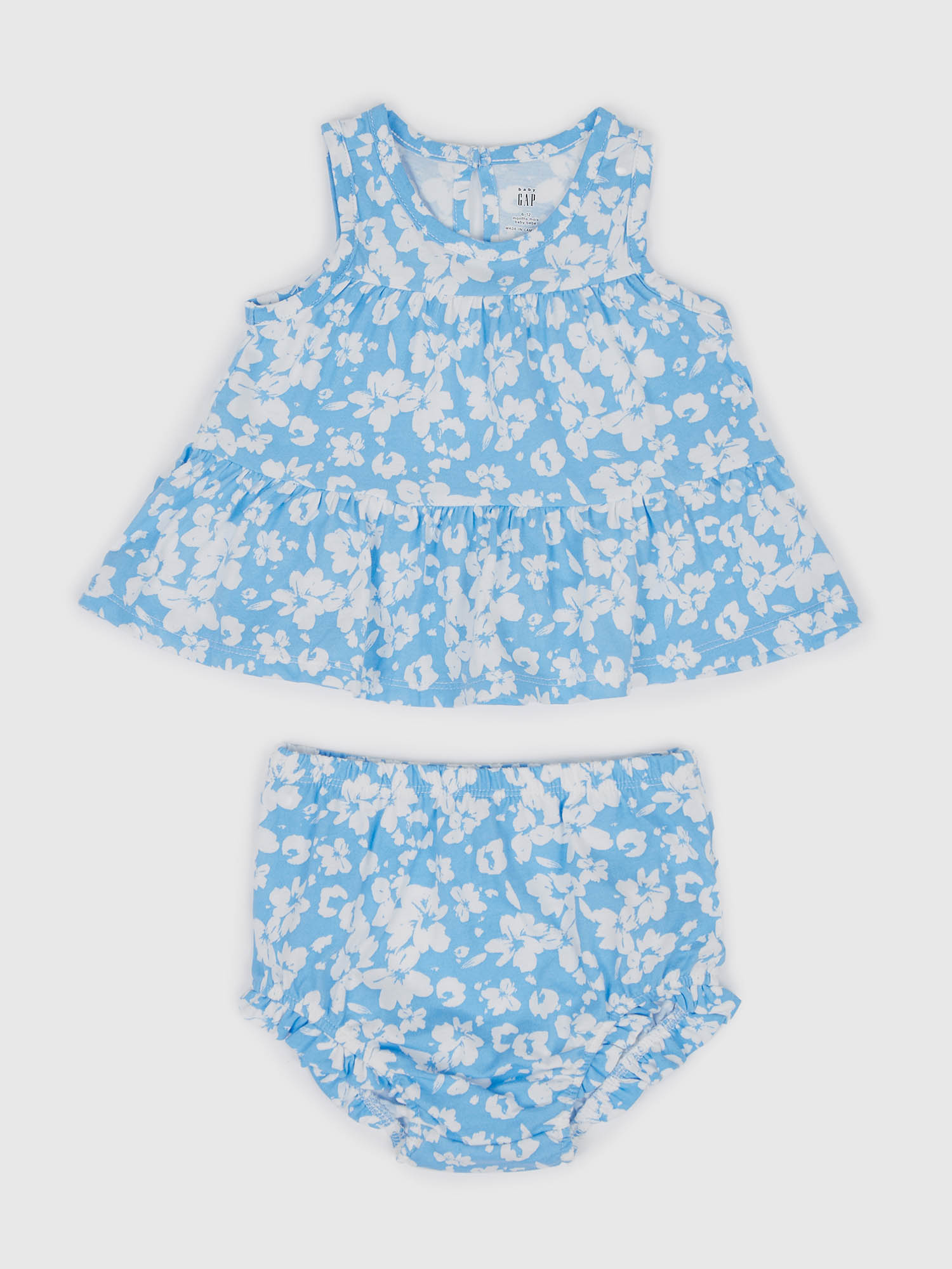 GAP Baby Patterned Set Top And Shorts - Girls