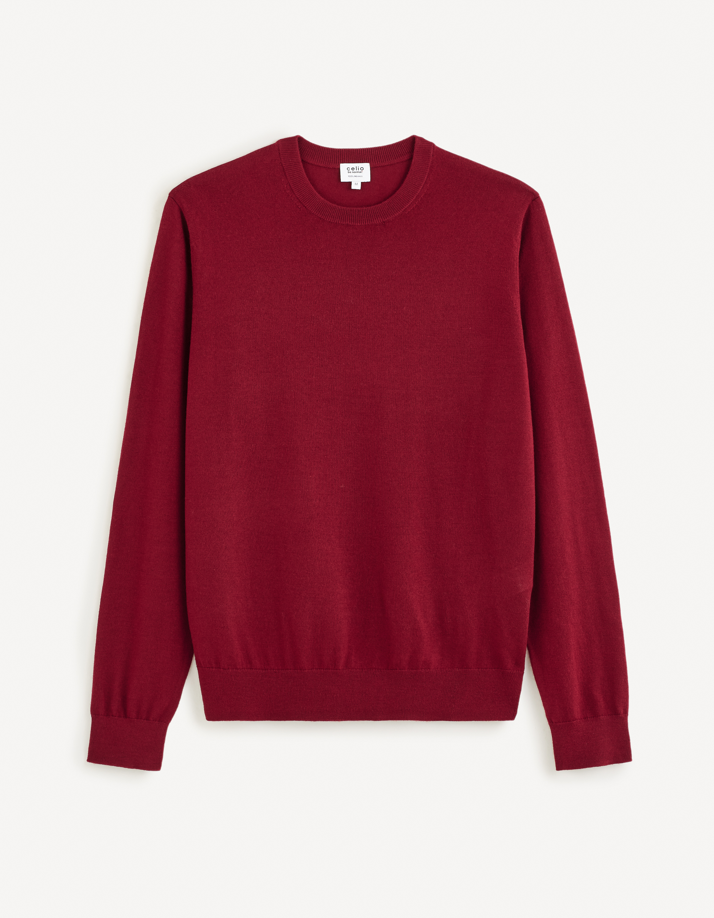 Celio Wool Sweater Semerirond Merino - Men
