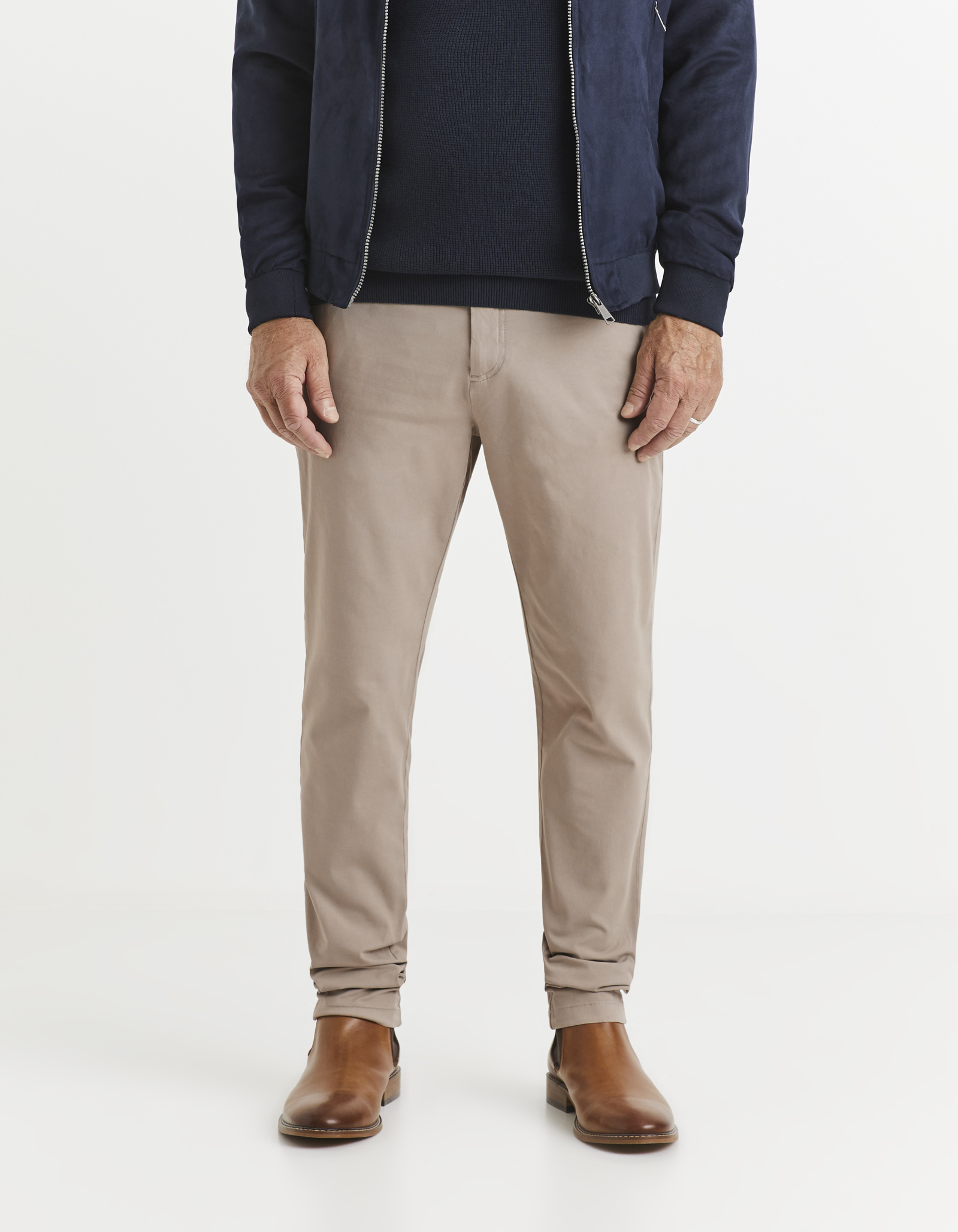 Pantaloni casual pentru barbati Celio - bej