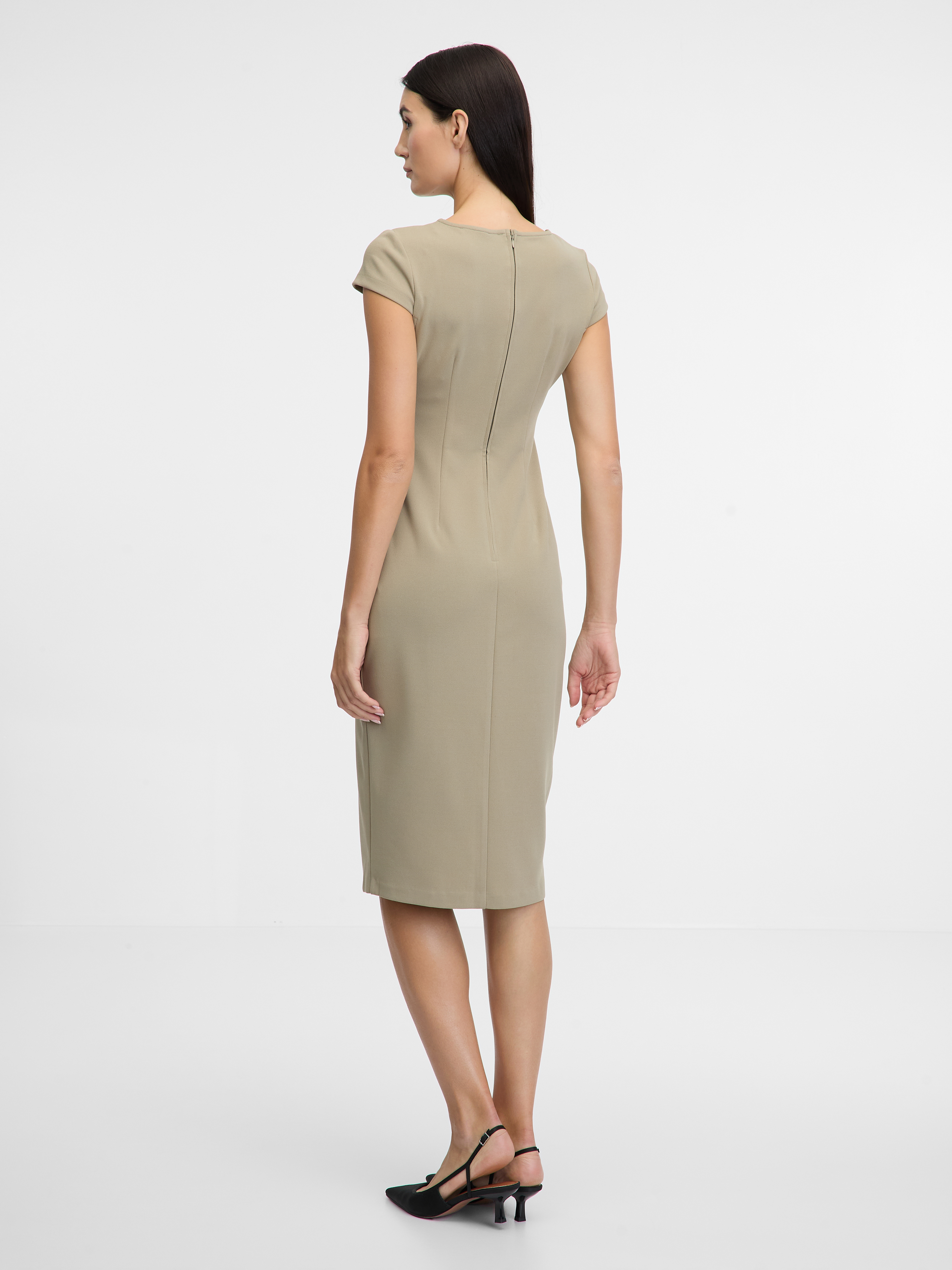 Beige women's midi dress ORSAY - Women's