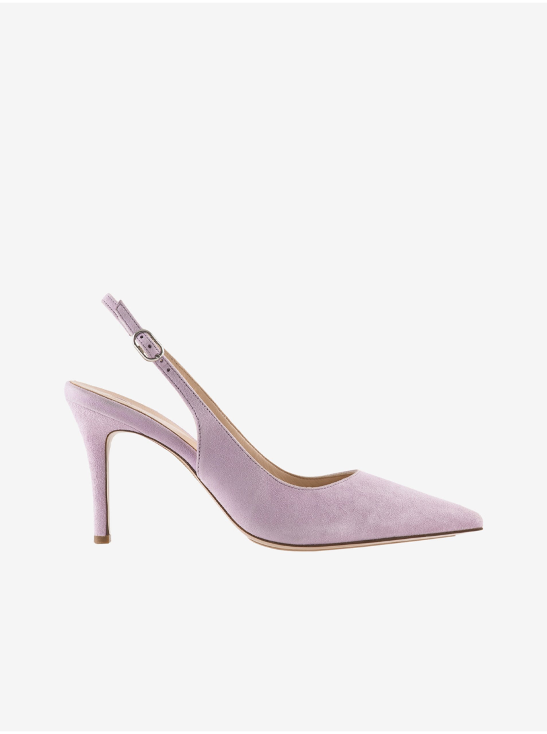 Light purple women's suede pumps Högl Boulevard - Women