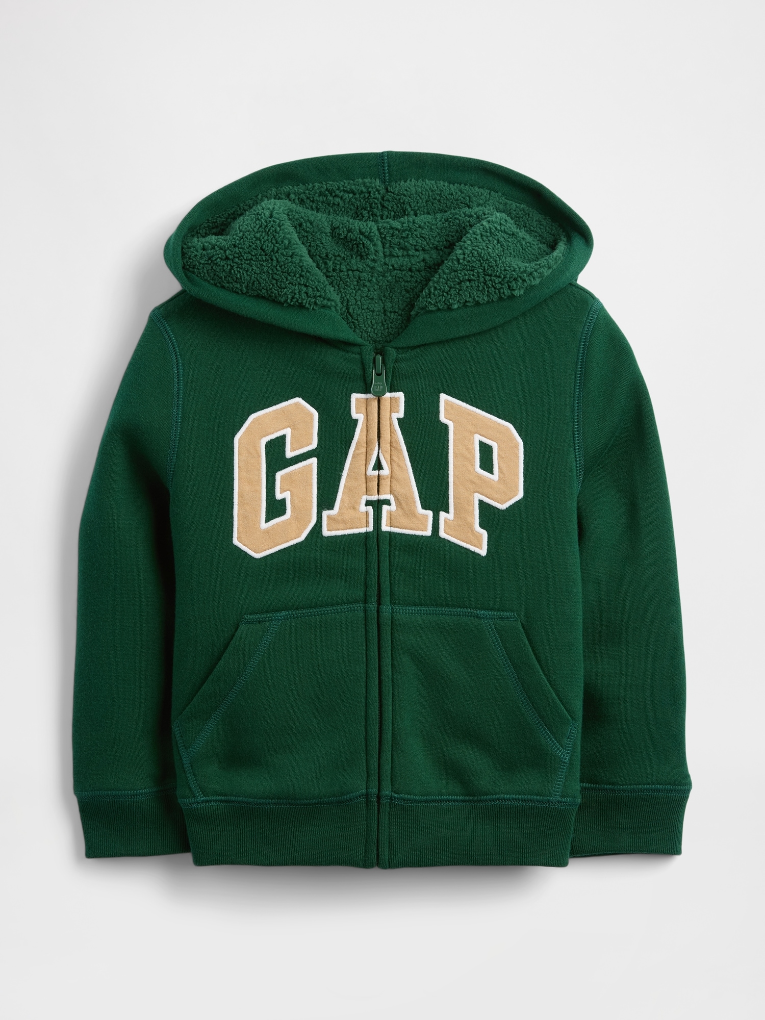GAP Baby Insulated Sweatshirt Logo Sherpa - Boys
