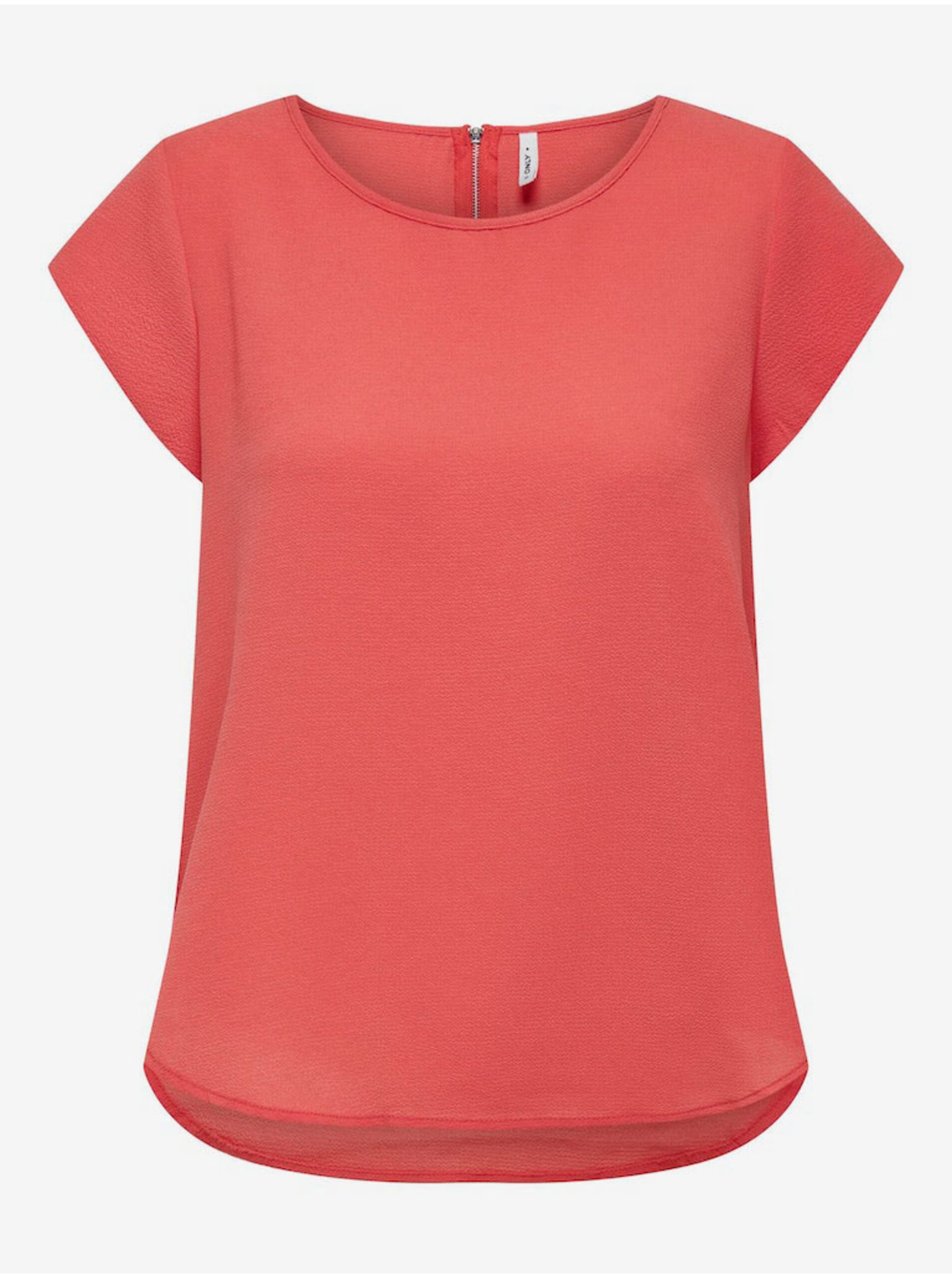 Women's coral blouse ONLY Vic - Women
