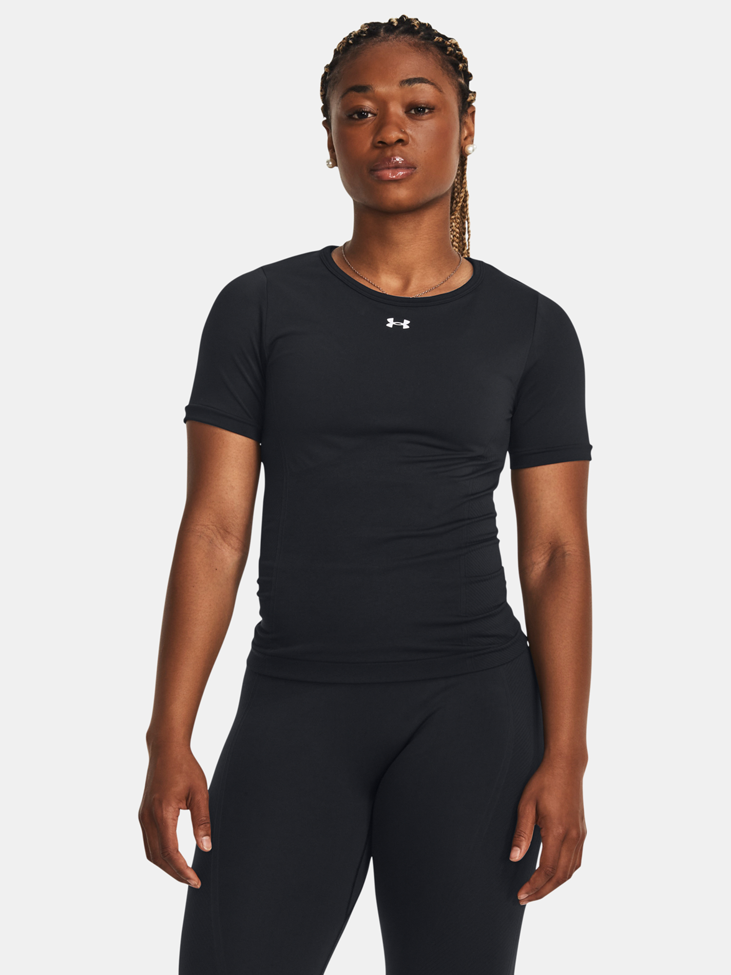 Čierne športové tričko Under Armour UA Train Seamless SS