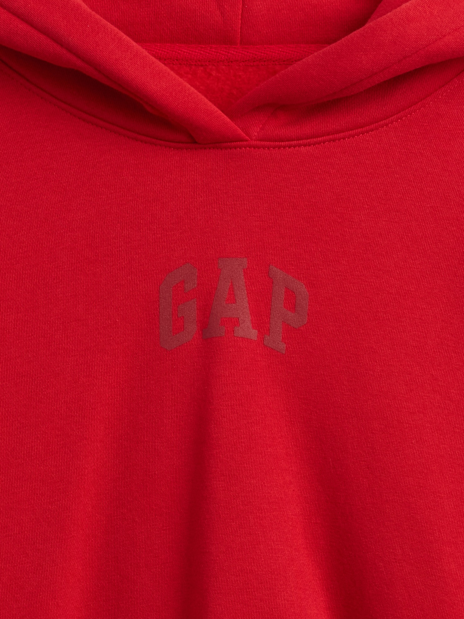 GAP Hoodie Logo Cropped Americana - Women&#039;s