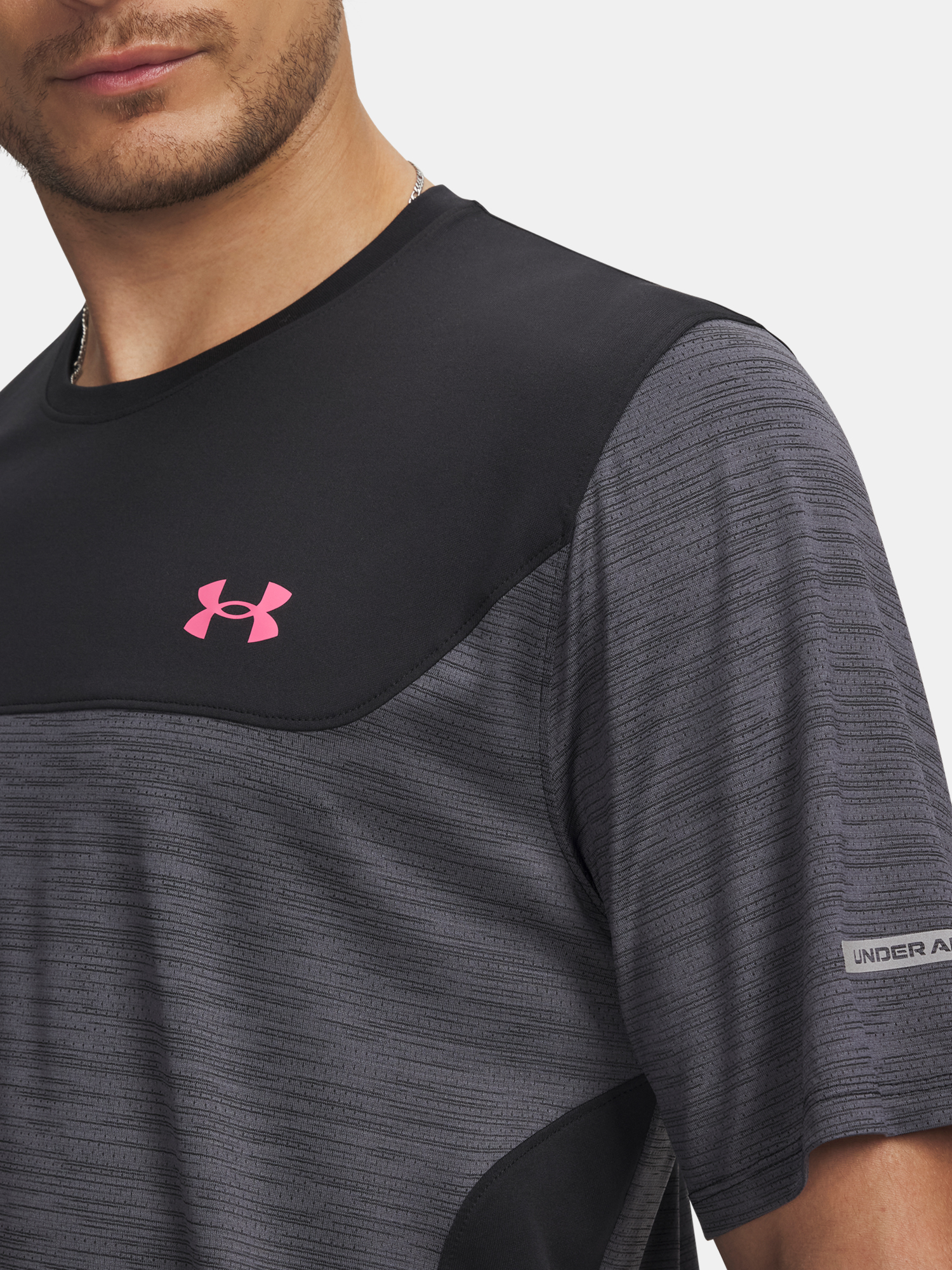 Men's T-shirt Under Armour UA Tech Utility SS-BLK - Men's