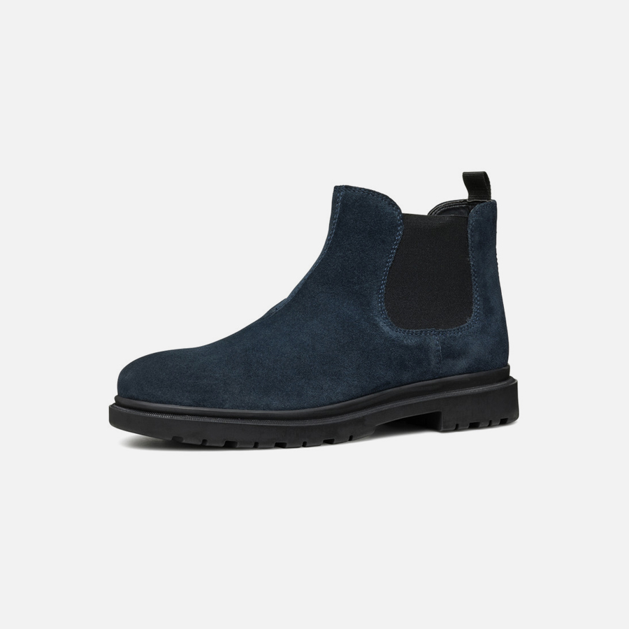 Dark blue men&#039;s ankle shoes Geox Andalo - Men&#039;s