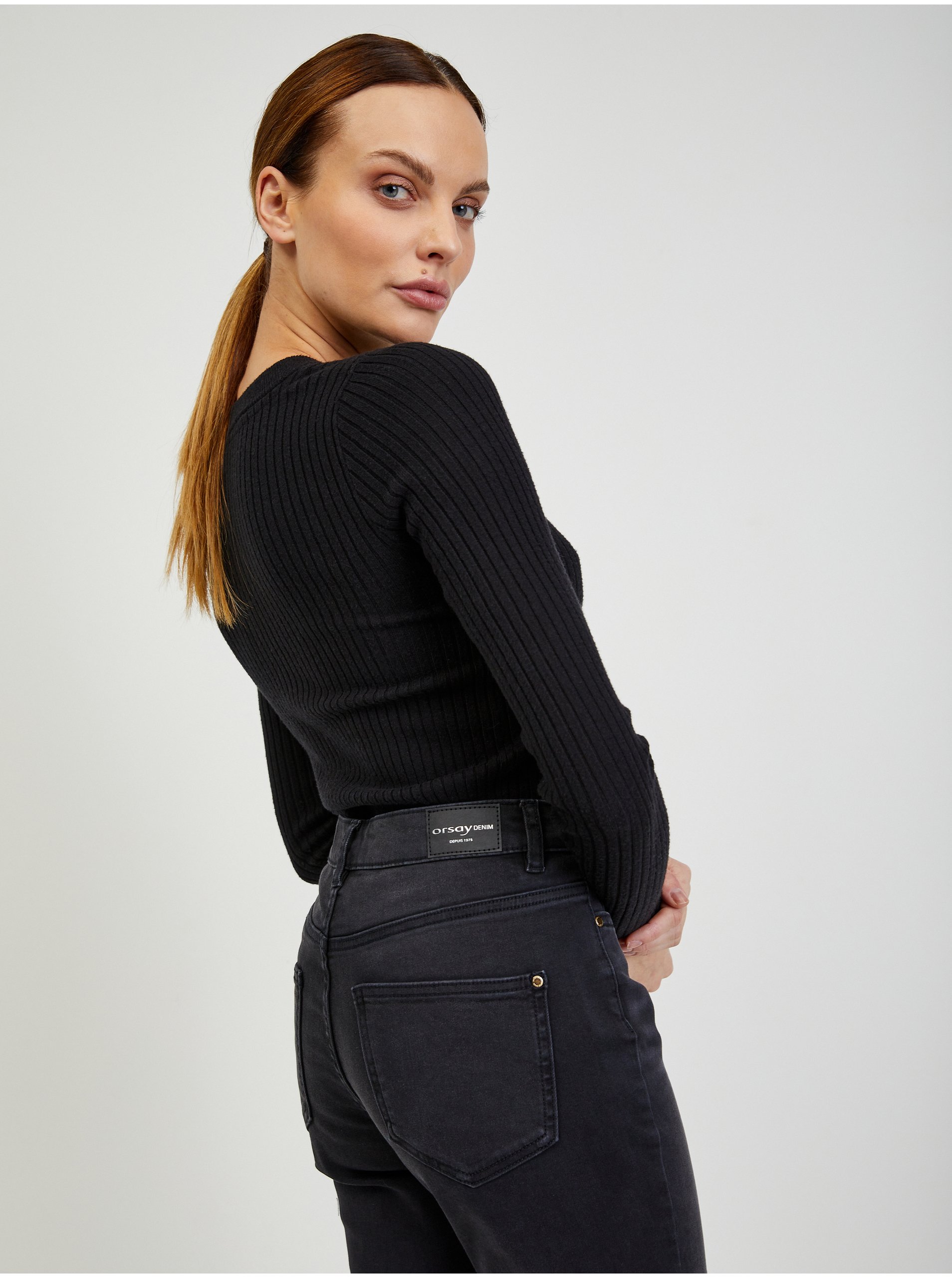 Skinny fit pentru femei ORSAY - negru