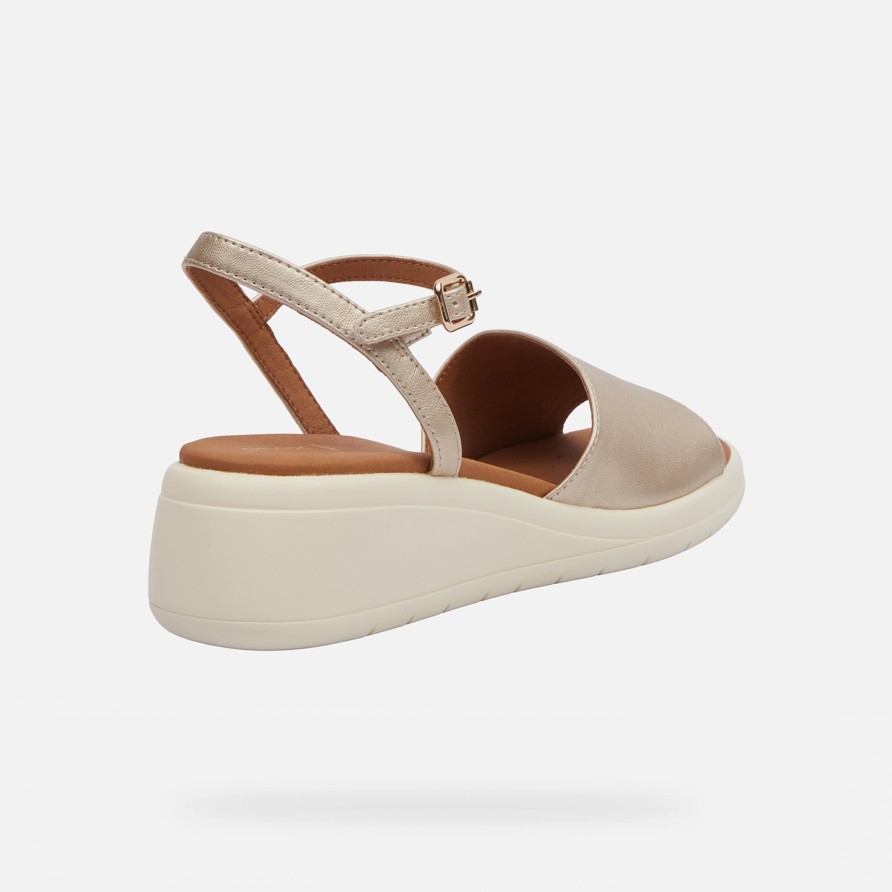 Gold women's sandals Geox Meliconia - Women's