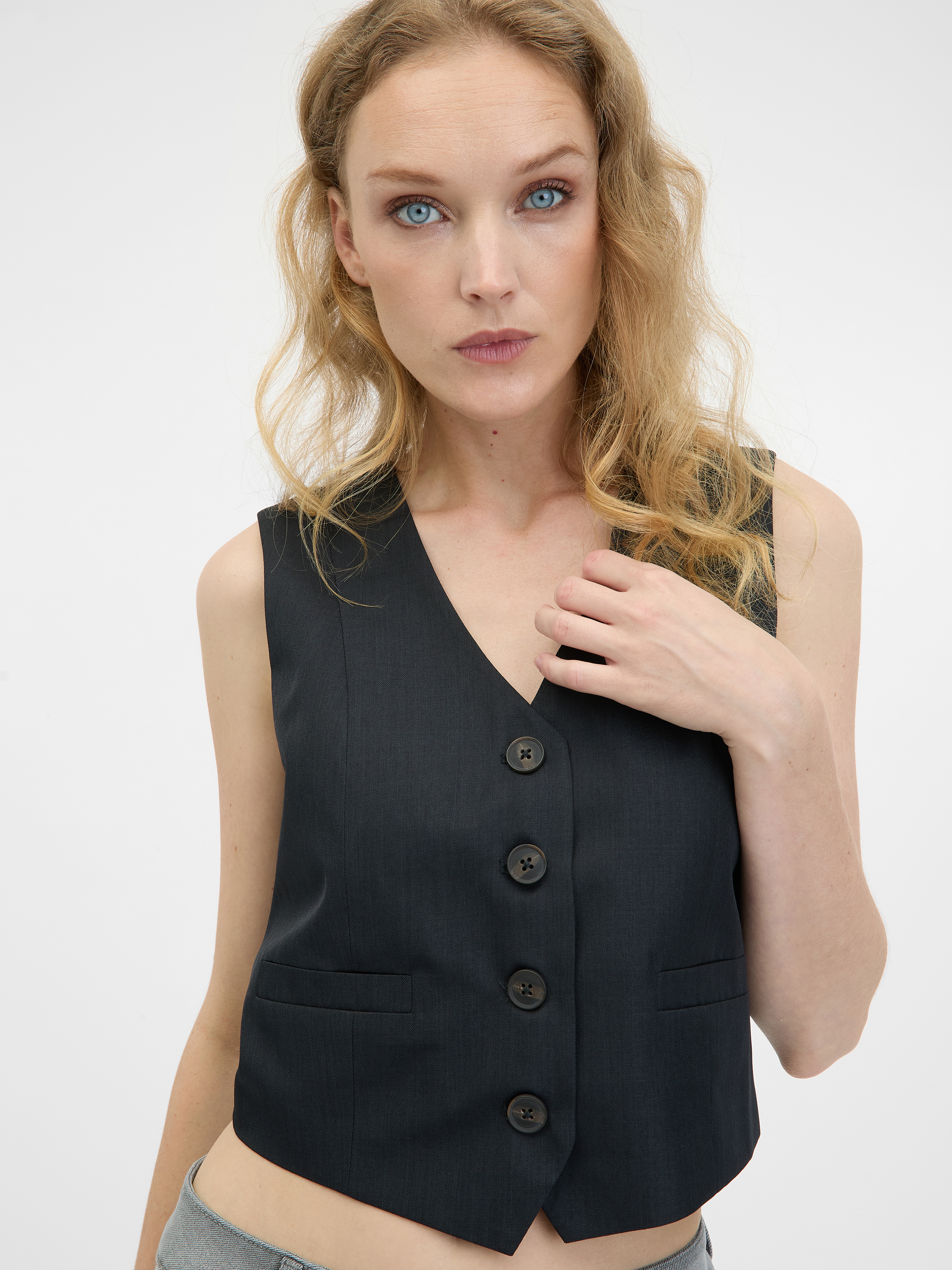 Orsay Dark gray women's vest for blazer - Women's
