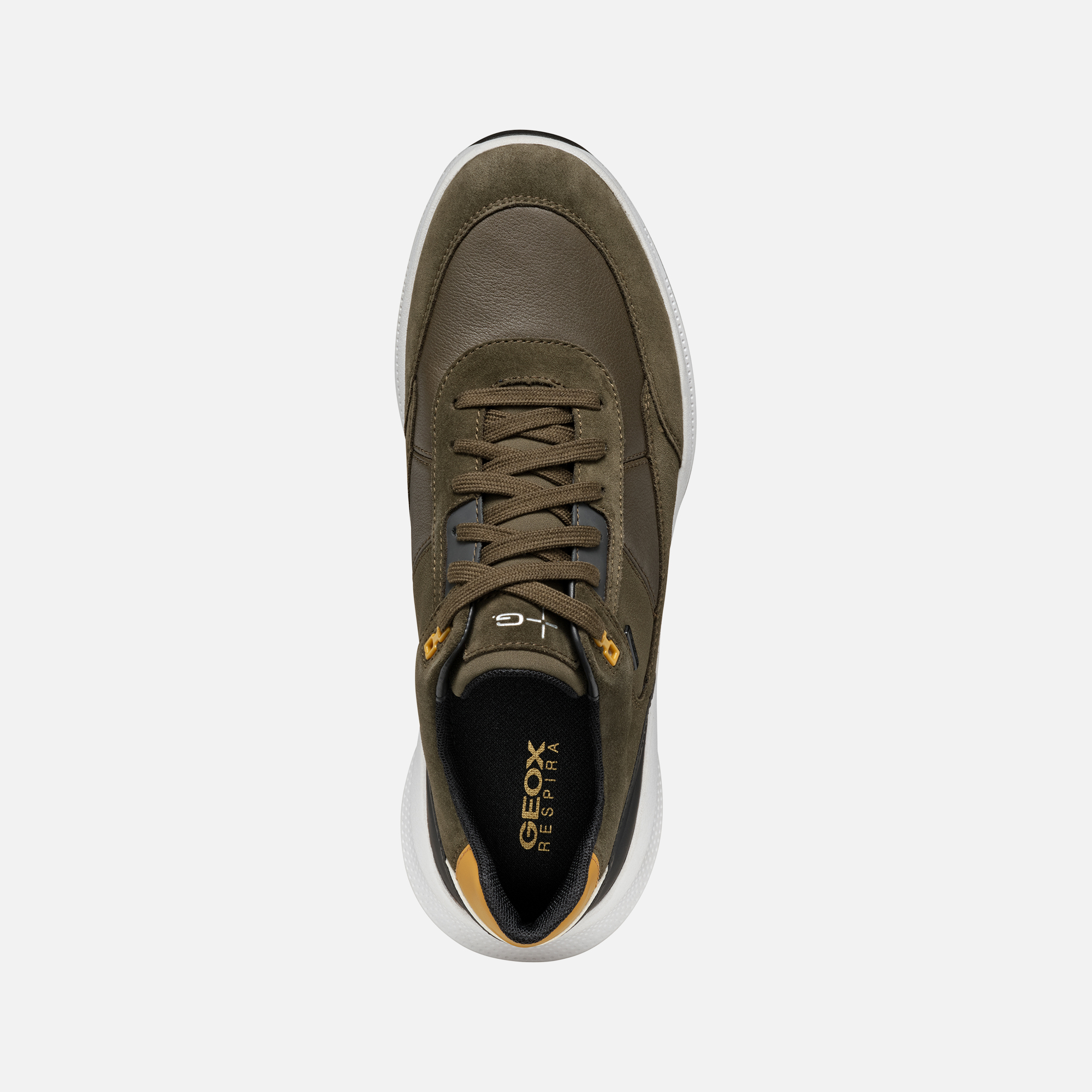 Khaki men's sneakers Geox Pg1X B Abx - Men's