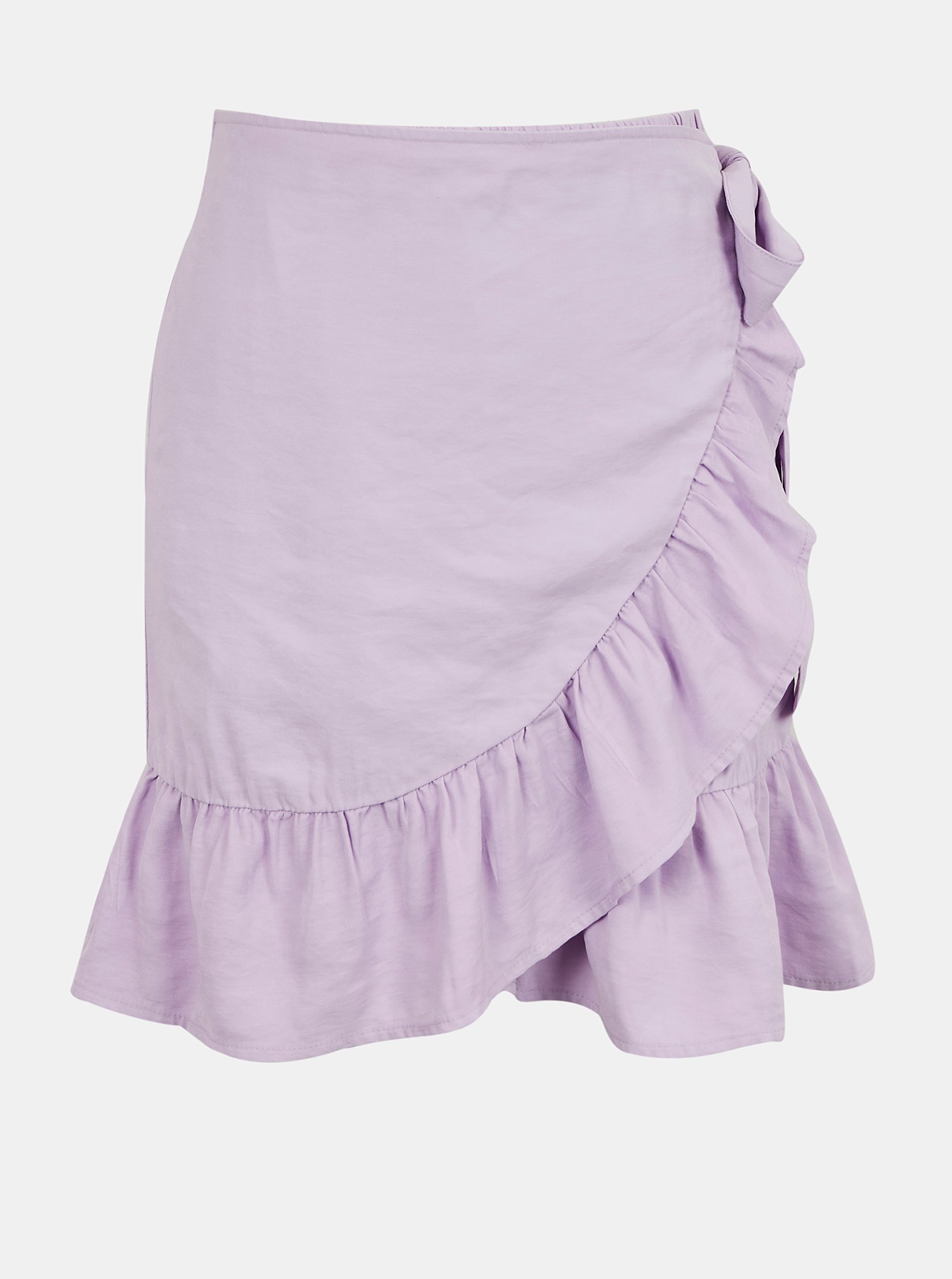Purple wrap skirt with ruffle ONLY Olivia - Women