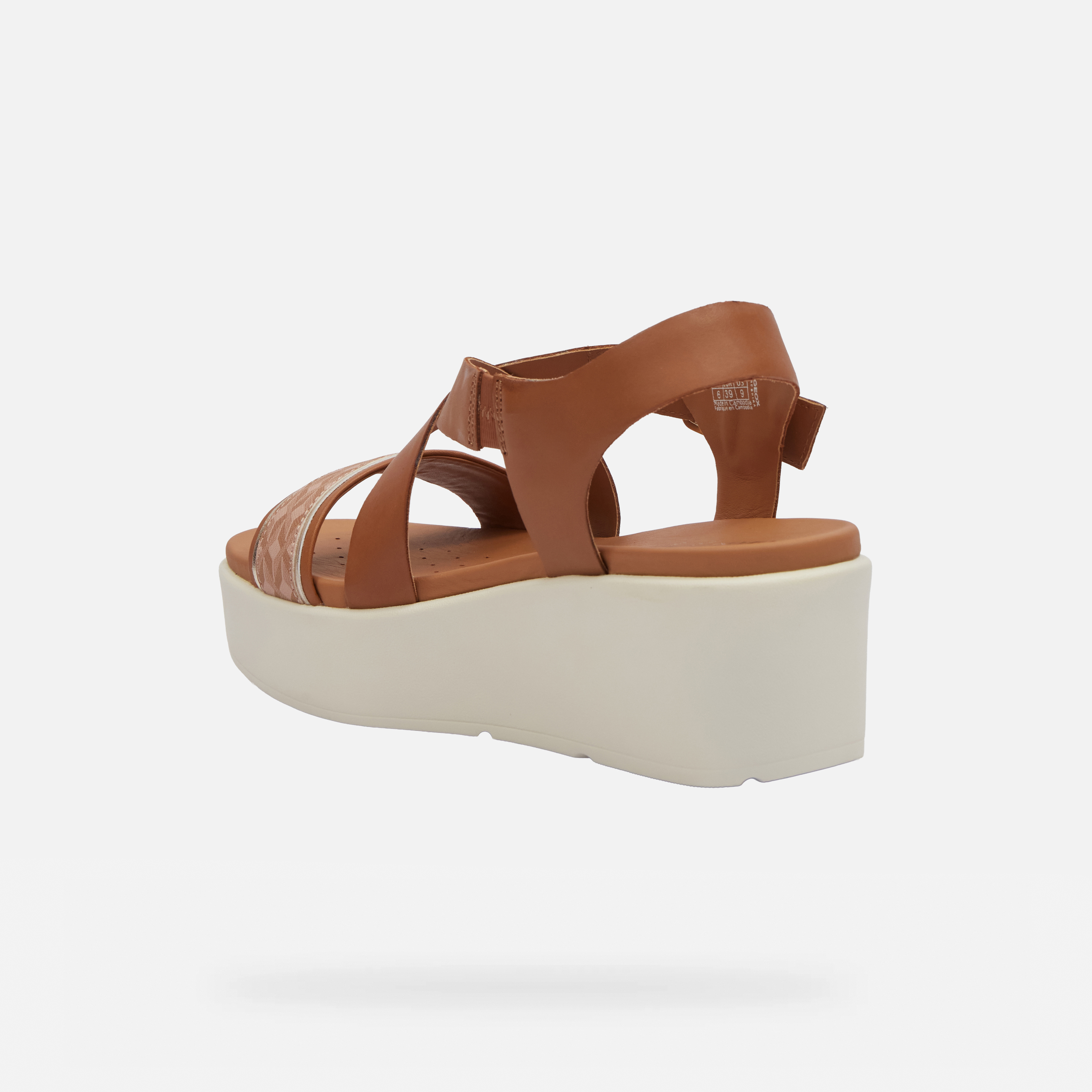 Light brown women's sandals Geox Xand 2.2S - Women's