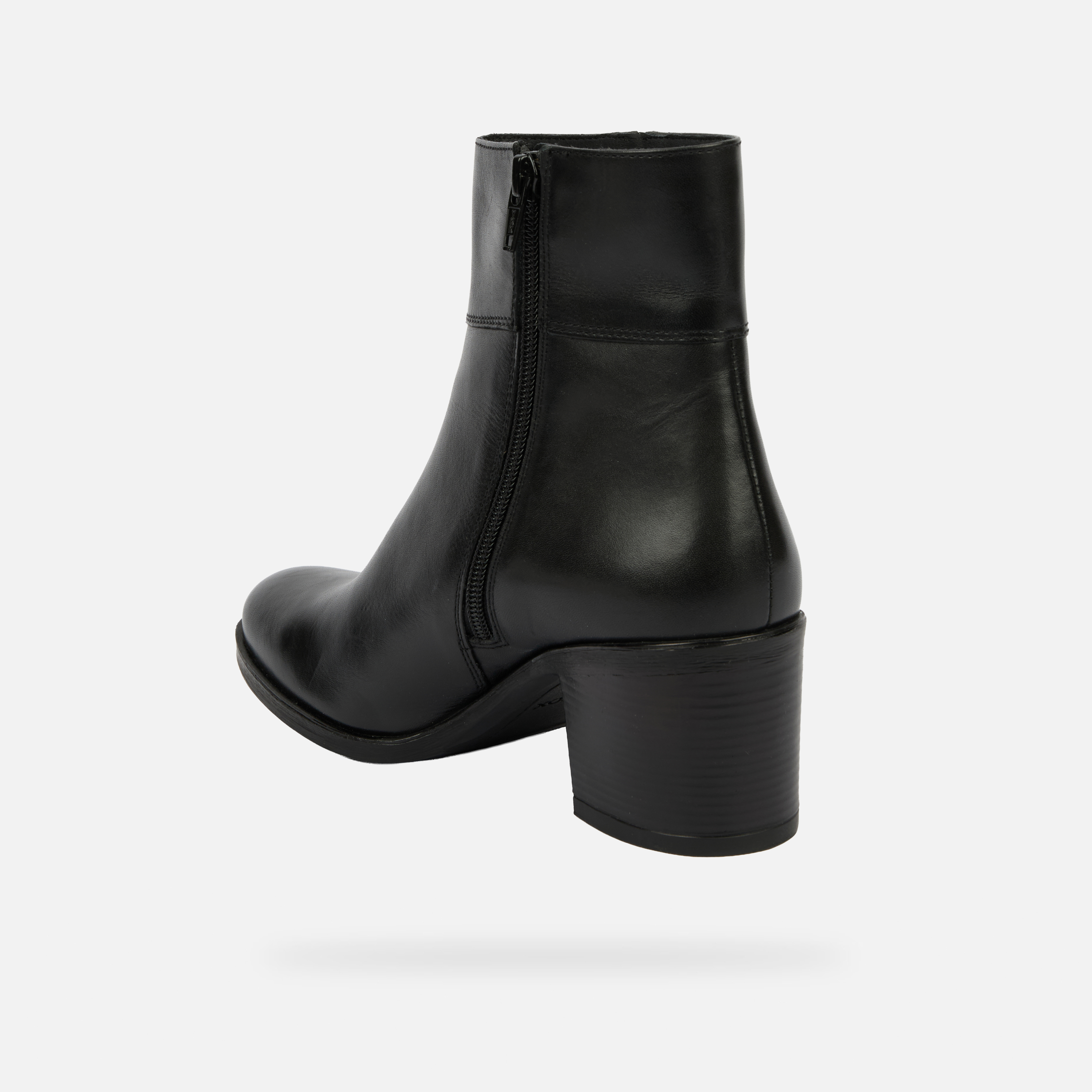 Black Geox New Asheel Women's Ankle Boots - Ladies