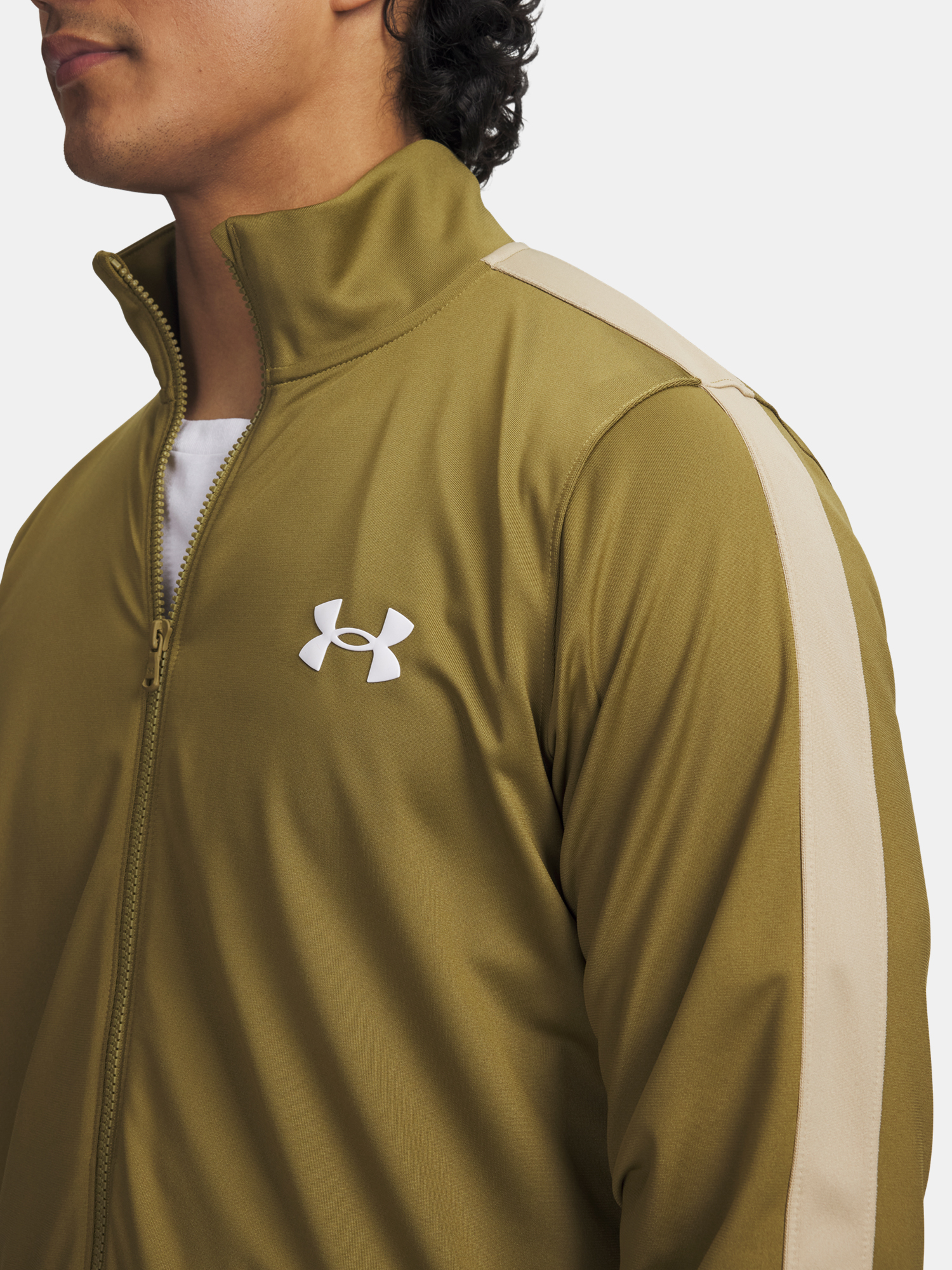 Men&#039;s Under Armour UA Rival Knit Track Suit-GRN - Men&#039;s
