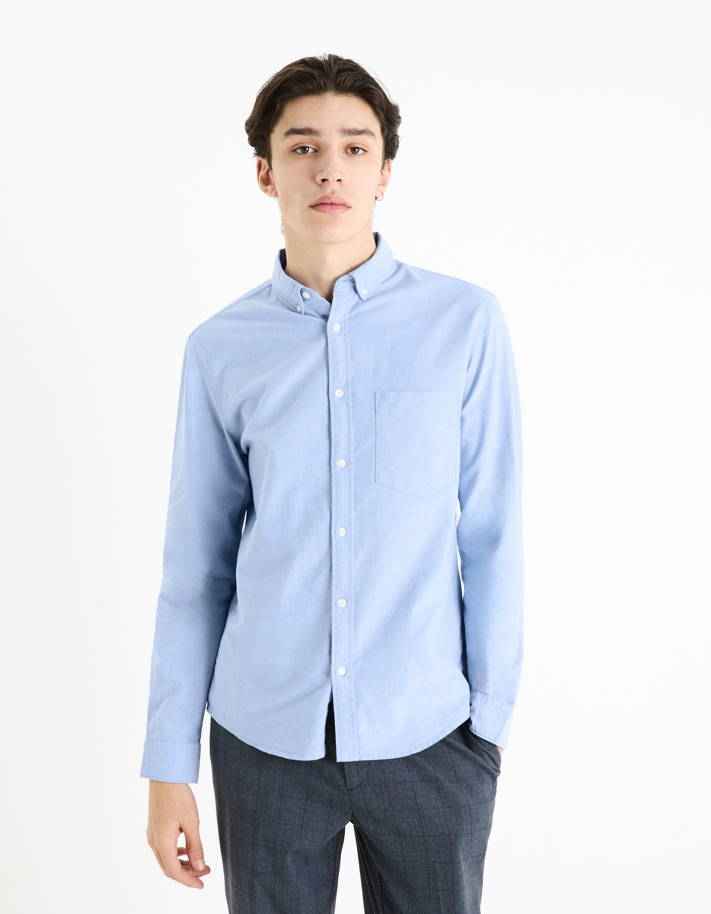 Celio Oxford Shirt Regular Daxford - Mens