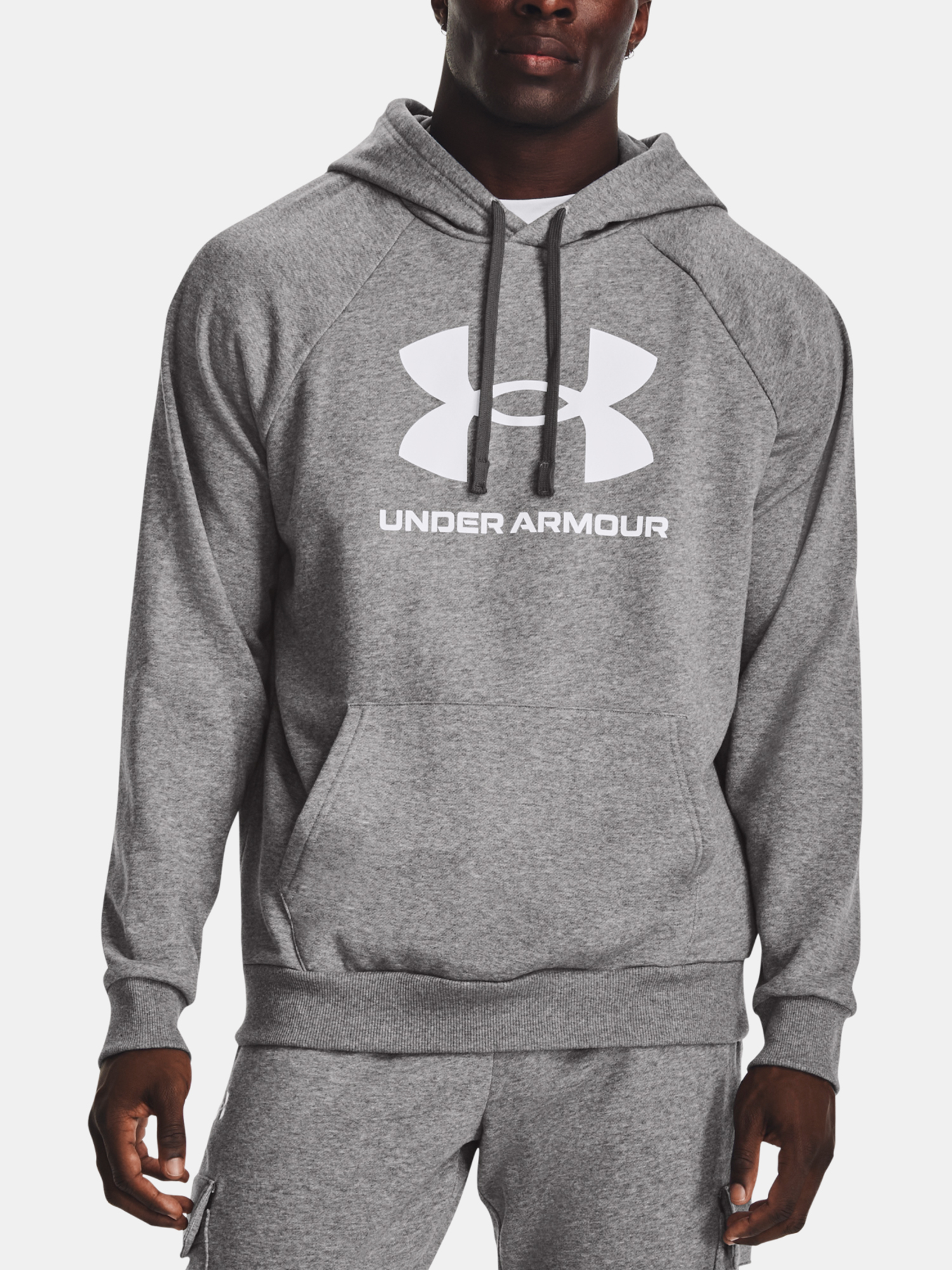 Under Armour Sweatshirt UA Rival Fleece Logo HD-GRY - Men