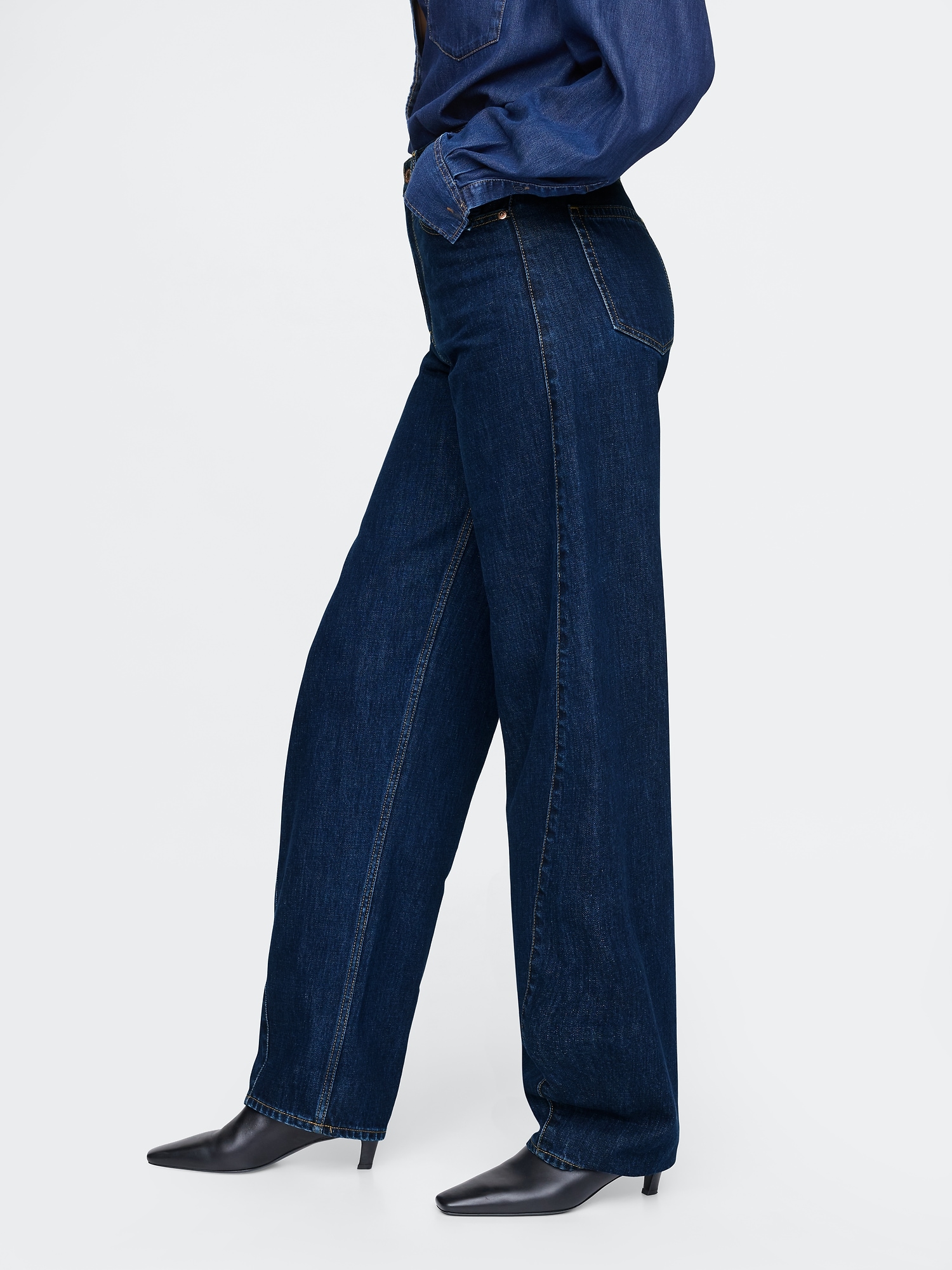 GAP Jeans Barrel High Rise - Women's