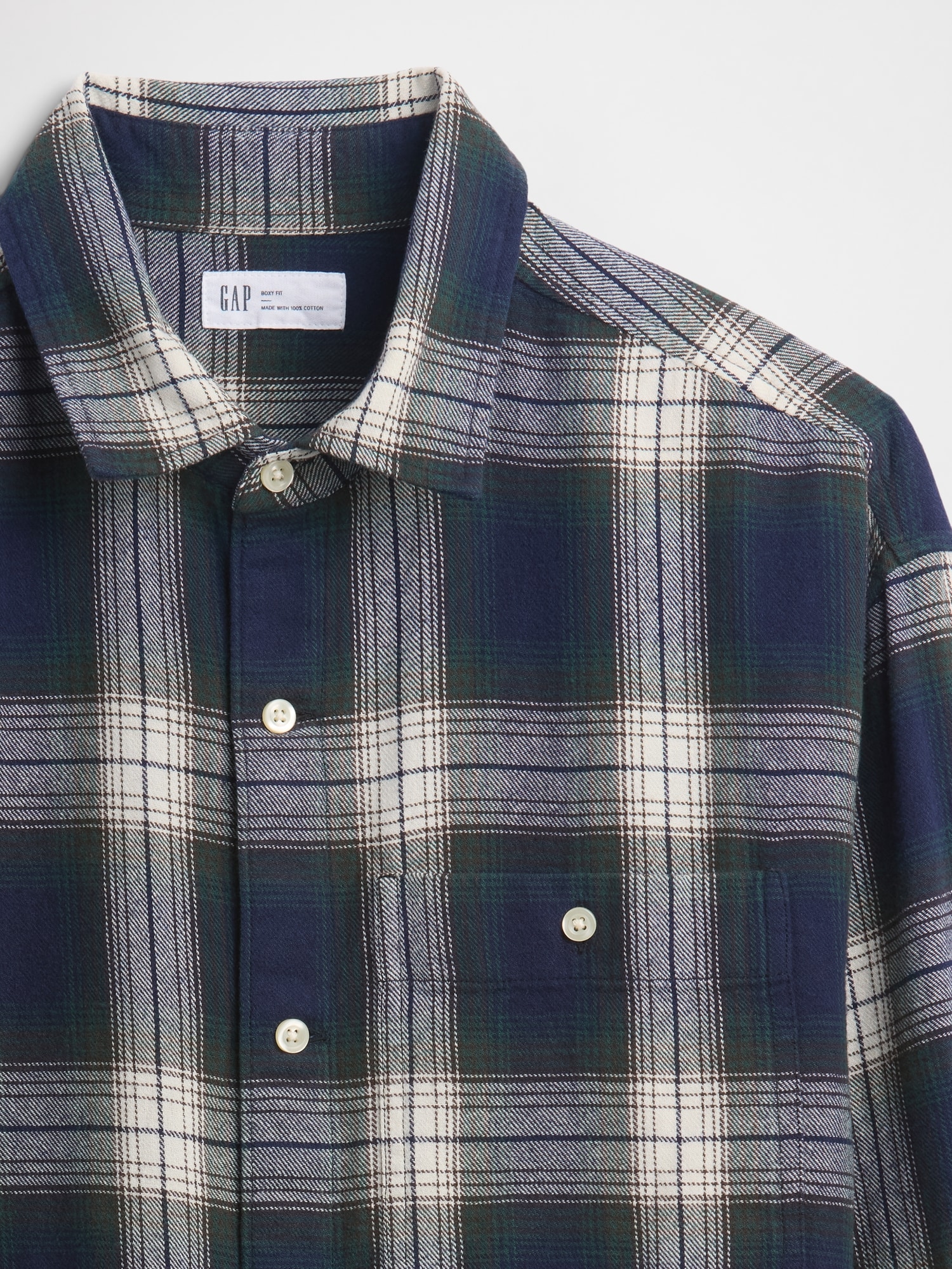 Cămașă de flanel pentru bărbați GAP