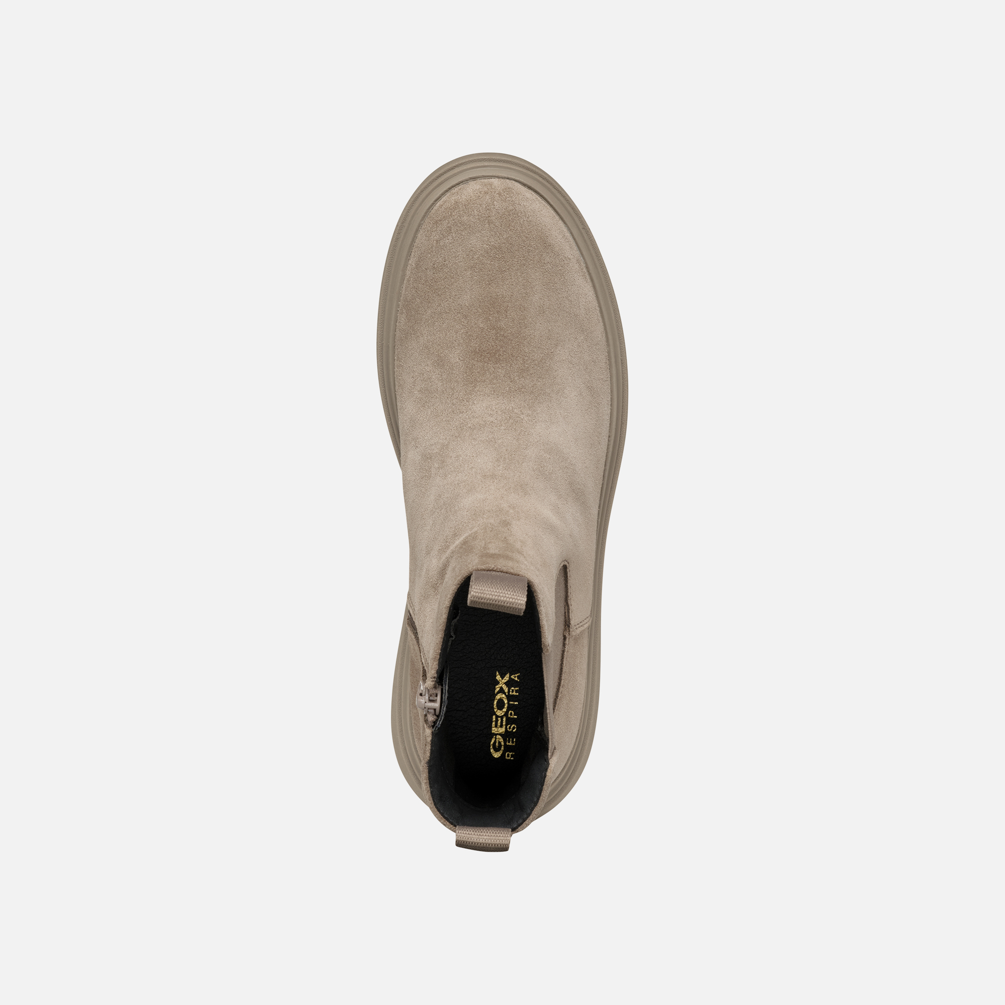 Beige women's ankle boots Geox Lamidie + Grip Abx - Women's
