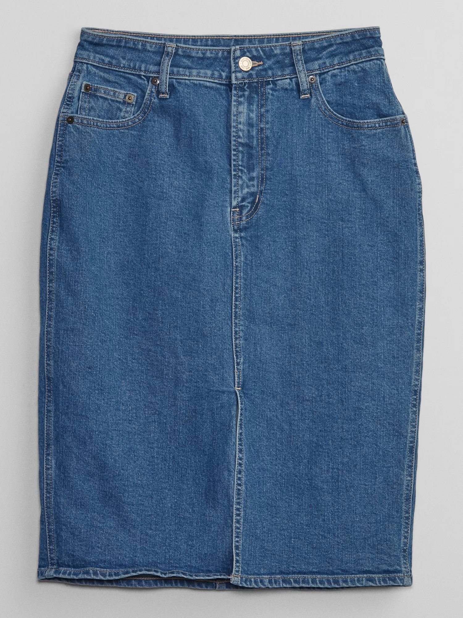 GAP Denim Midi Skirt - Women