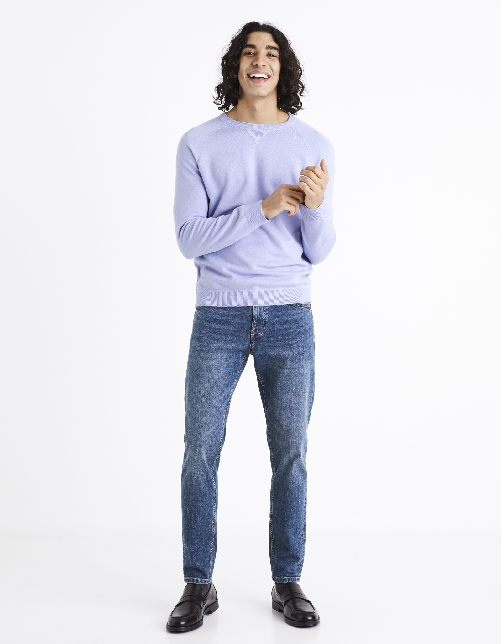 Slim fit pentru barbati Celio - albastru