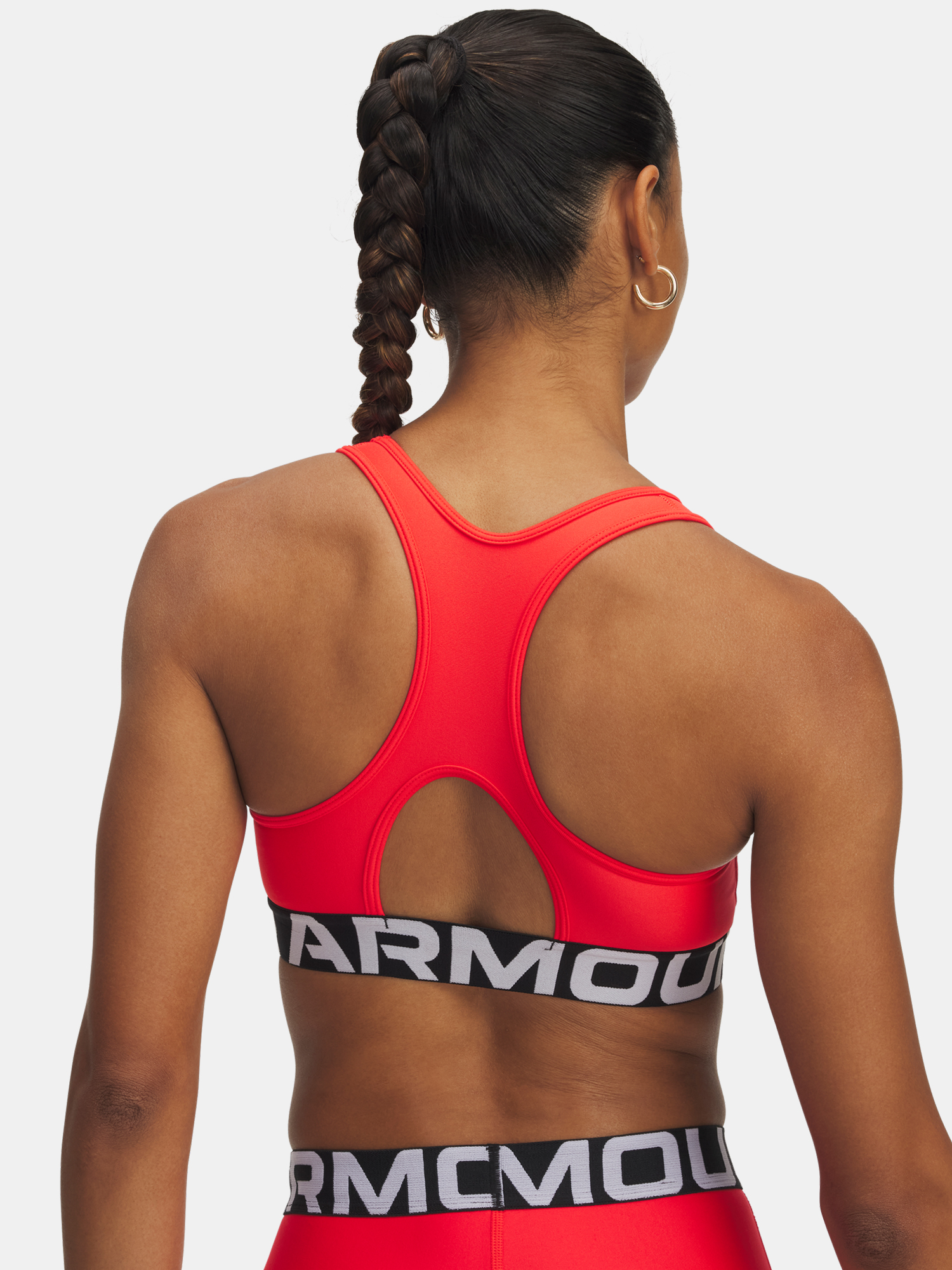 Women&#039;s bra Under Armour UA HG Mid Branded-RED - Women&#039;s
