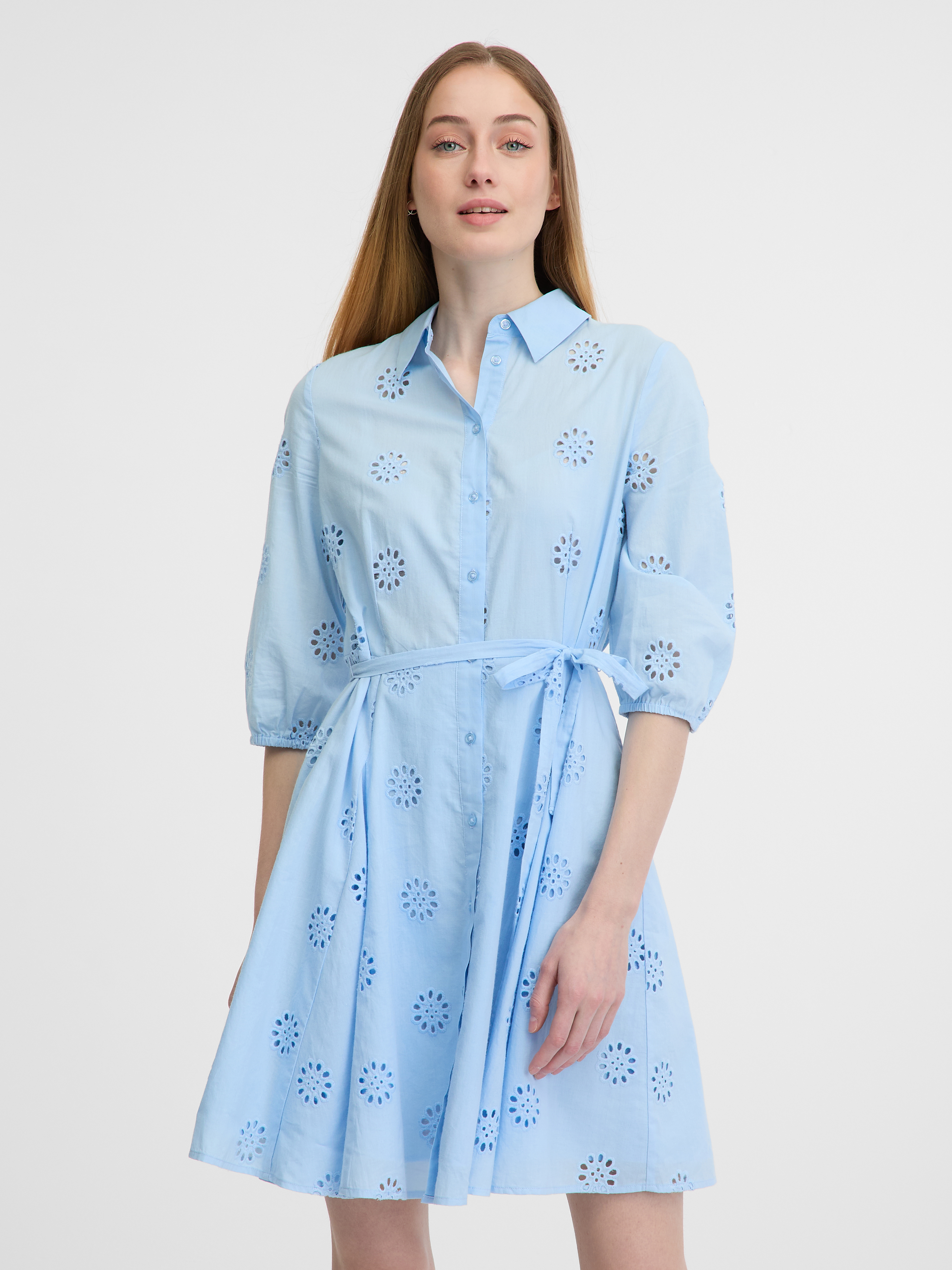 Orsay Blue Women's Shirt Dress - Women's