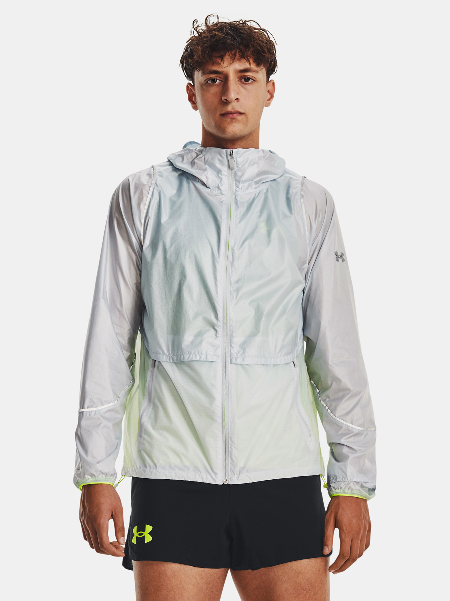 Zimné bundy pre mužov Under Armour - sivá