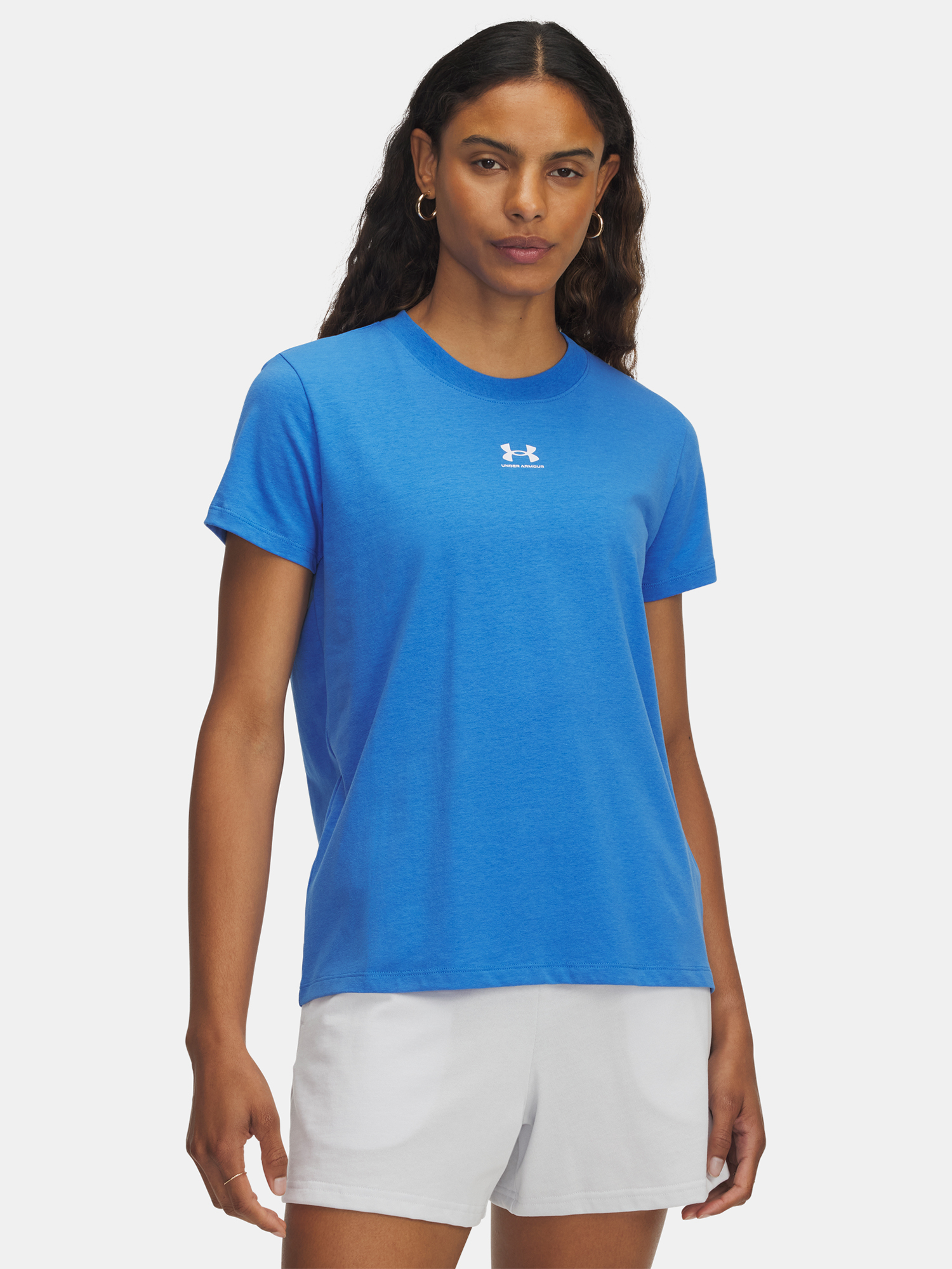 Women's T-shirt Under Armour UA Rival Core SS-BLU - Women's