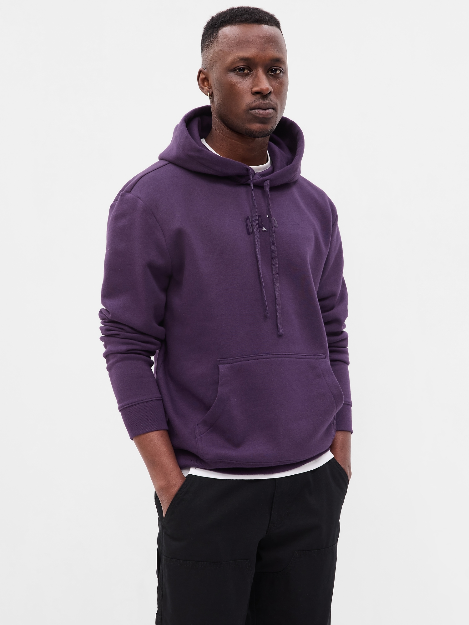 GAP Sweatshirt with logo and hood - Men