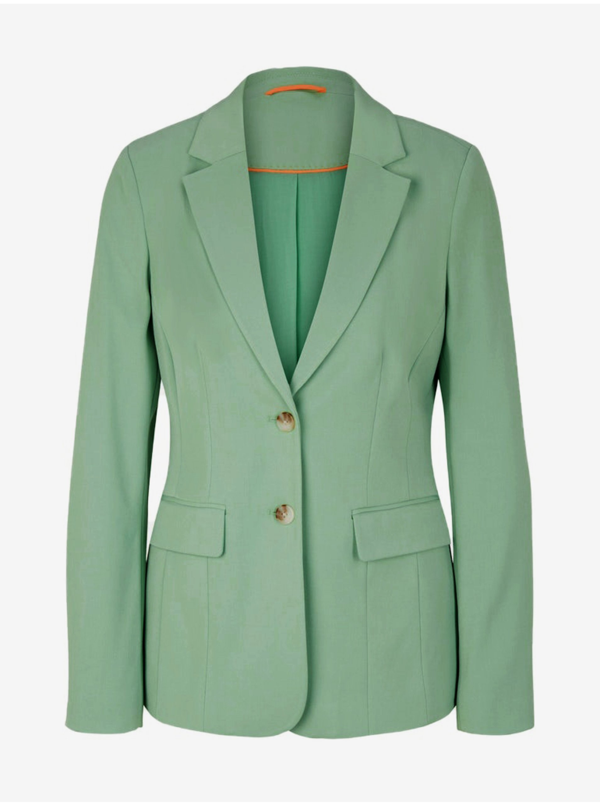 Levně Světle zelené dámské sako Tom Tailor - Dámské