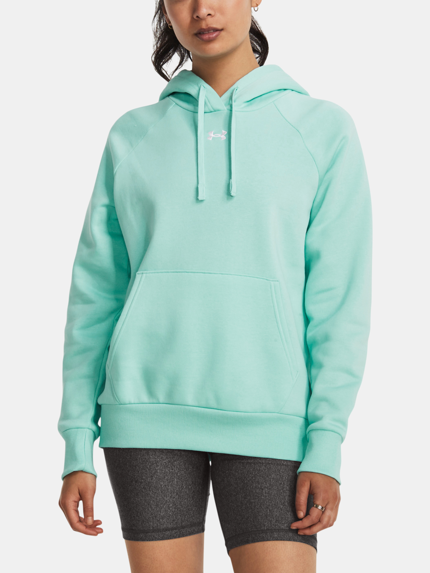 Under Armour Sweatshirt UA Rival Fleece Hoodie-BLU - Women