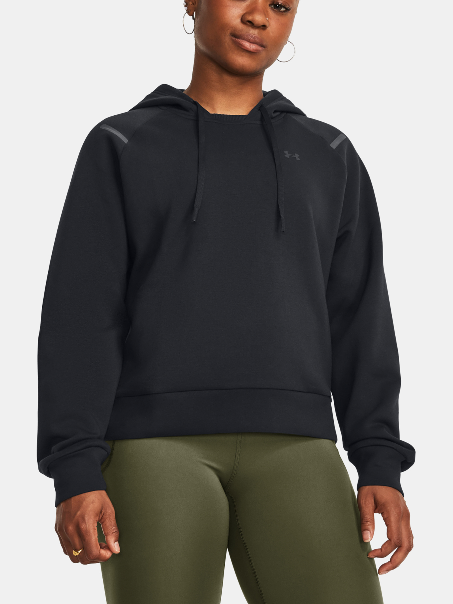 Under Armour Unstoppable Flc Hoodie-BLK - Women